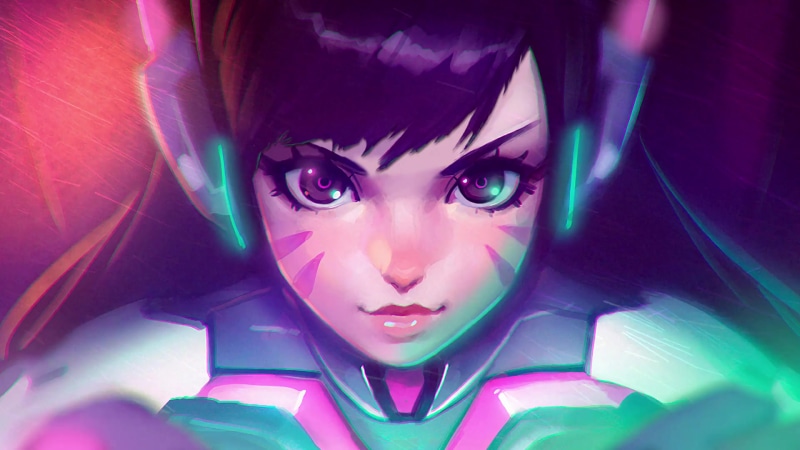 Headphones, Overwatch, Brown Eyes, Video Game, Brown Hair, D Va (Overwatch) Live Wallpaper