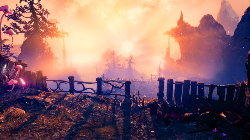 Trine 3 Sunset on the farm Live Wallpaper