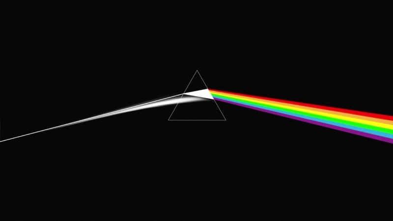 Pink Floyd the dark side of the moon album cover Live Wallpaper