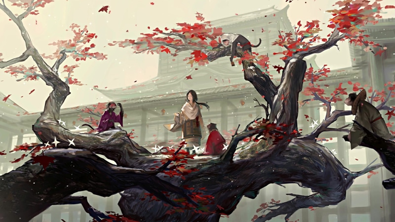 sekiro, Divine Child of Rejuvenation, Sekiro: Shadows Die Twice, video games, Japanese clothes, anime girls, Huanxiang Heitu Live Wallpaper