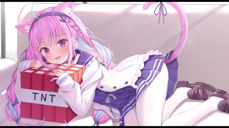 Virtual YouTuber Minato Aqua Live Wallpaper