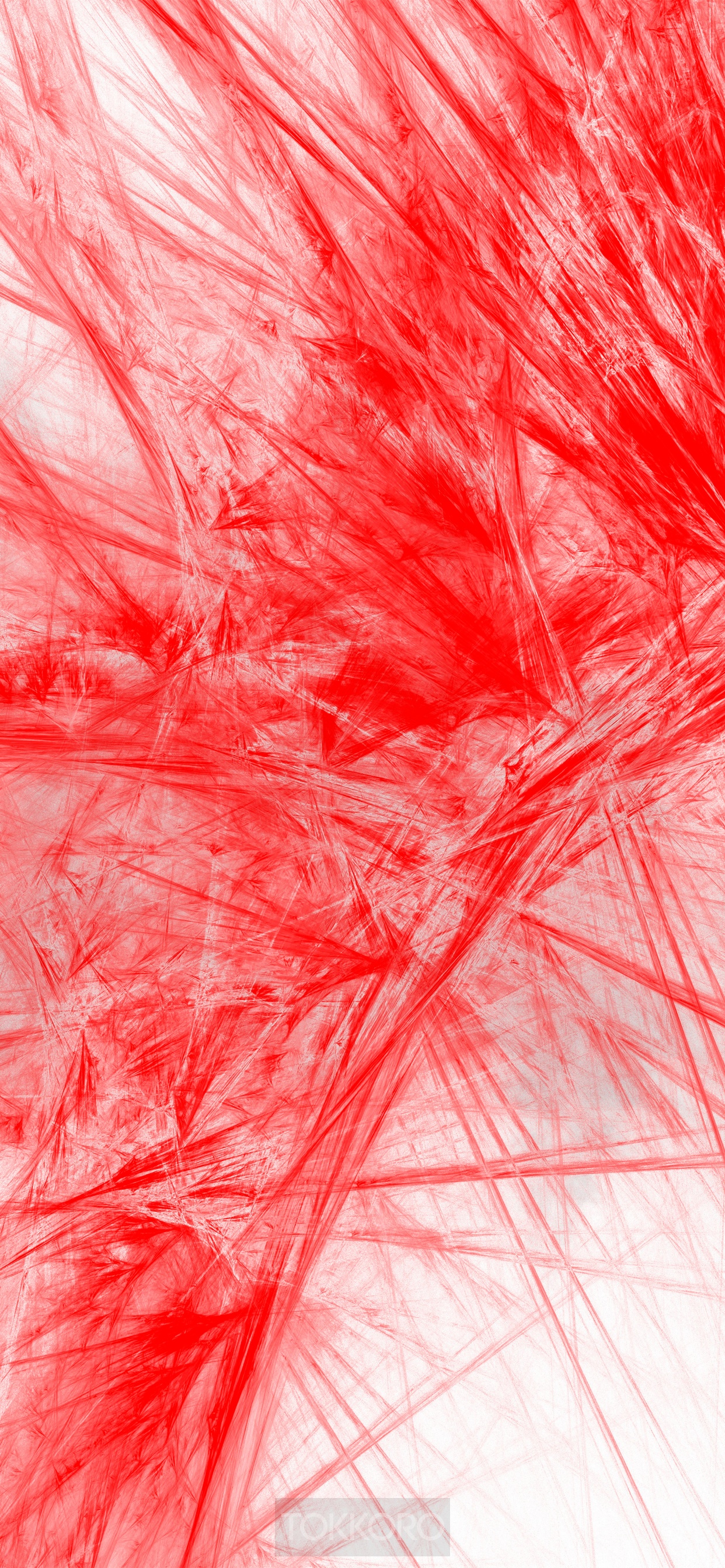Abstract red fractal pattern HD Phone Wallpaper