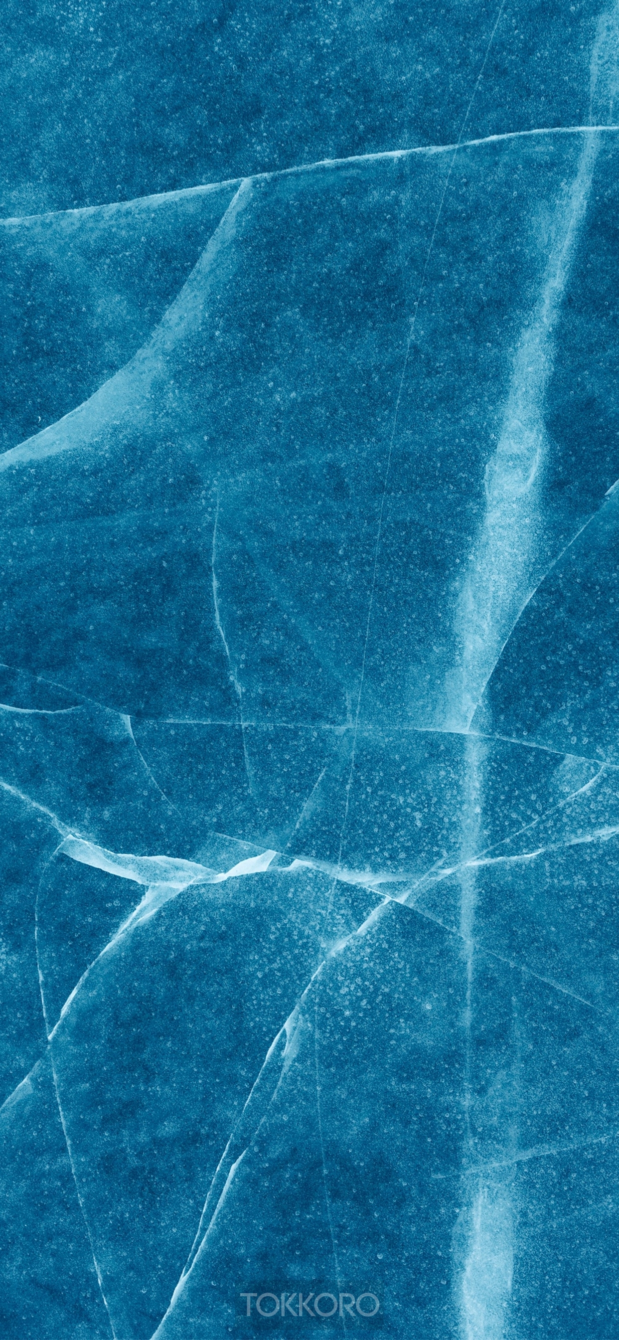Cracked blue ice texture HD Phone Wallpaper