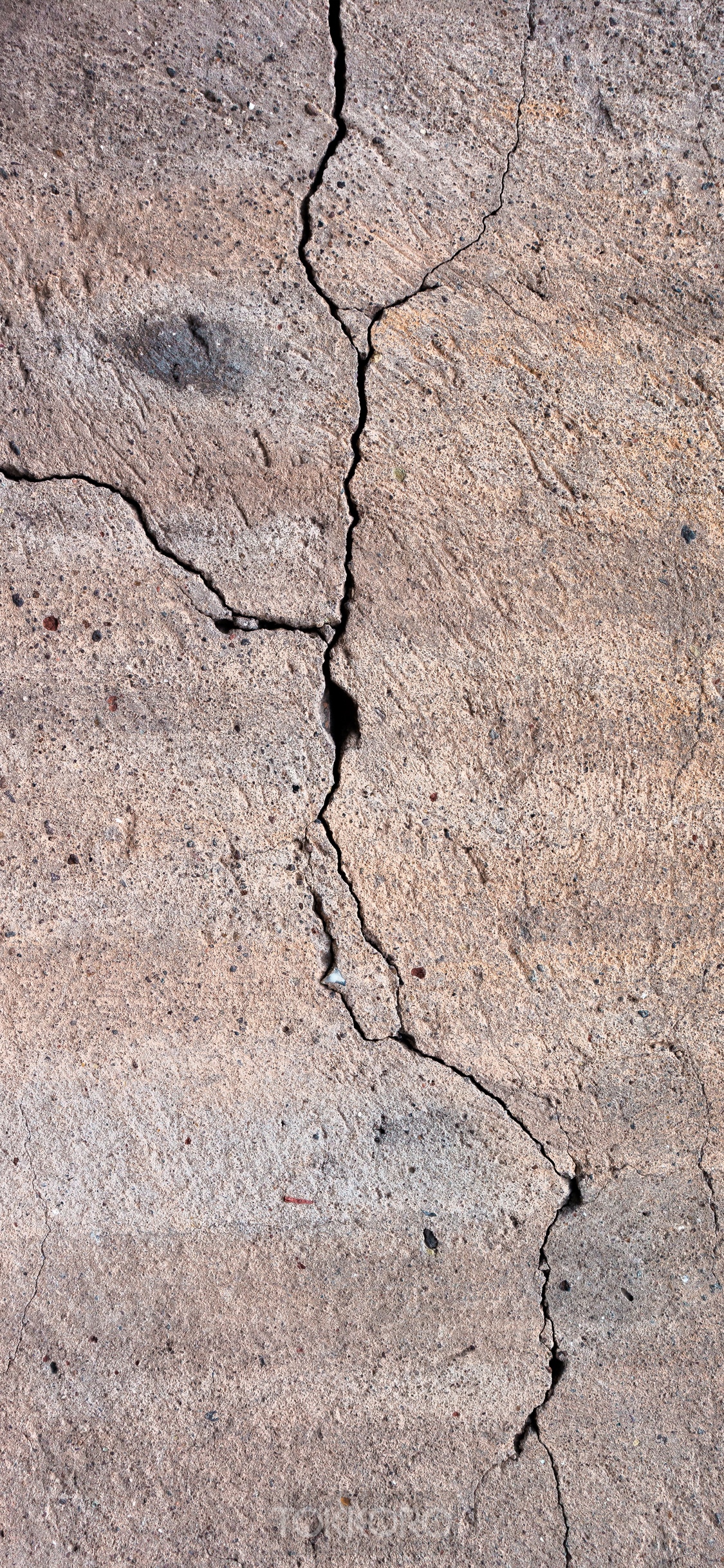 Cracked concrete surface HD Phone Wallpaper