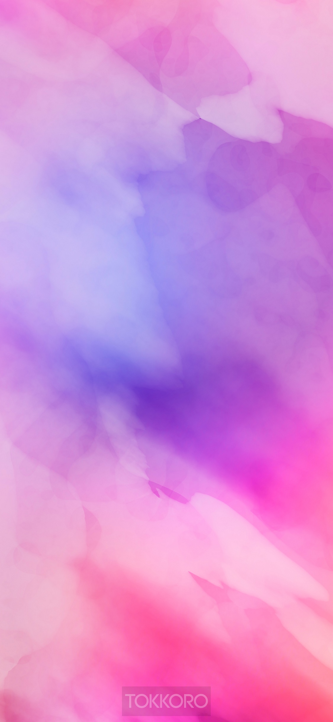 Pink and purple watercolor wash drawing HD Phone Wallpaper
