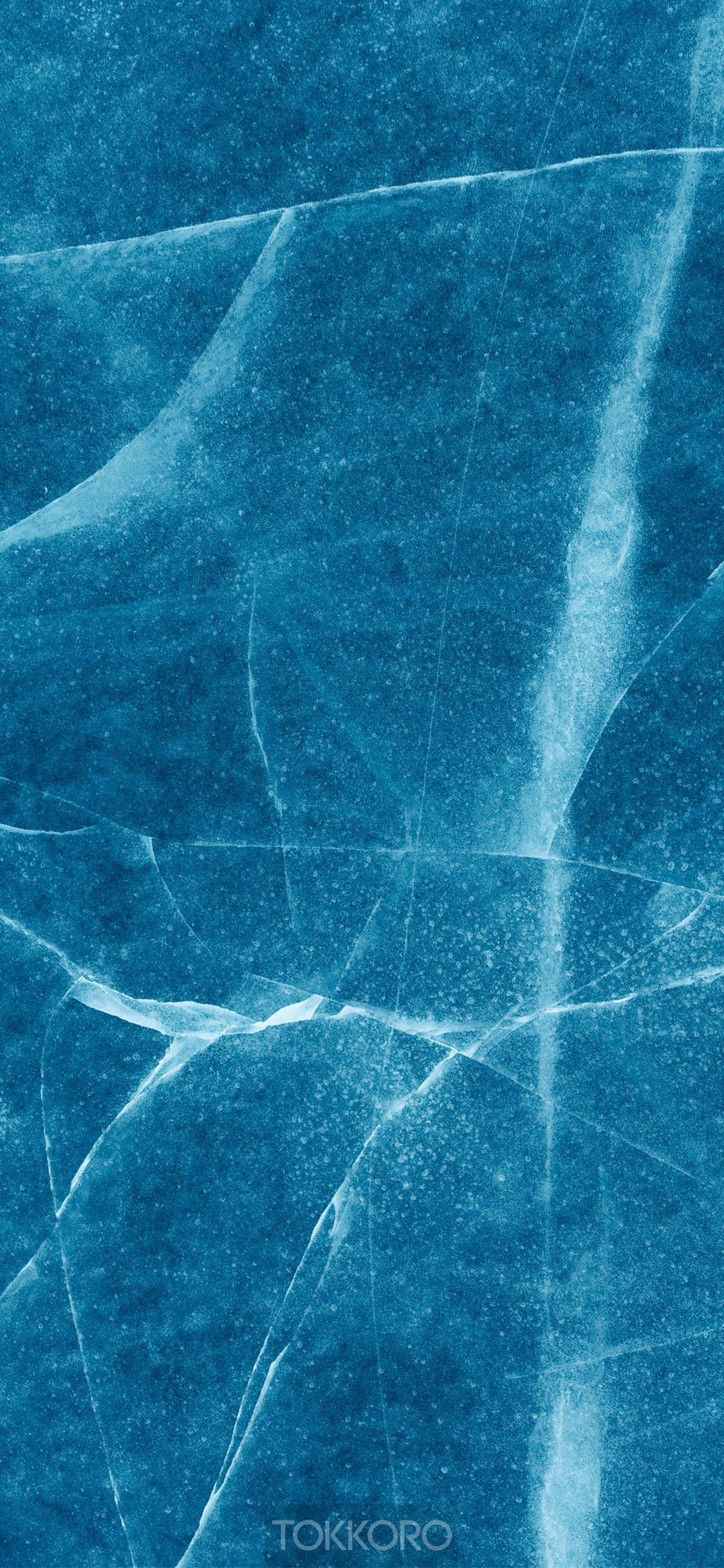 Cracked blue ice texture HD Phone Wallpaper