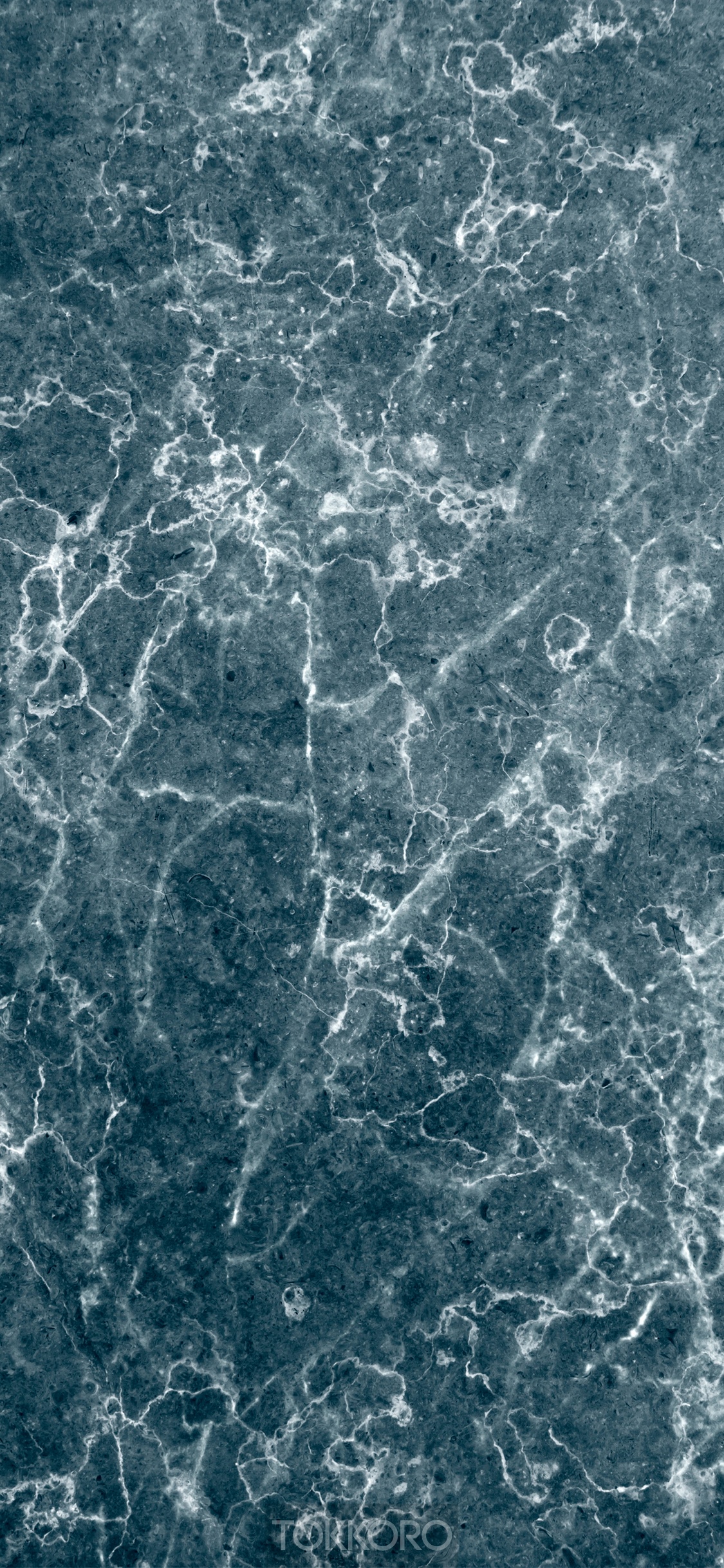 Dark blue marble texture with white veins HD Phone Wallpaper