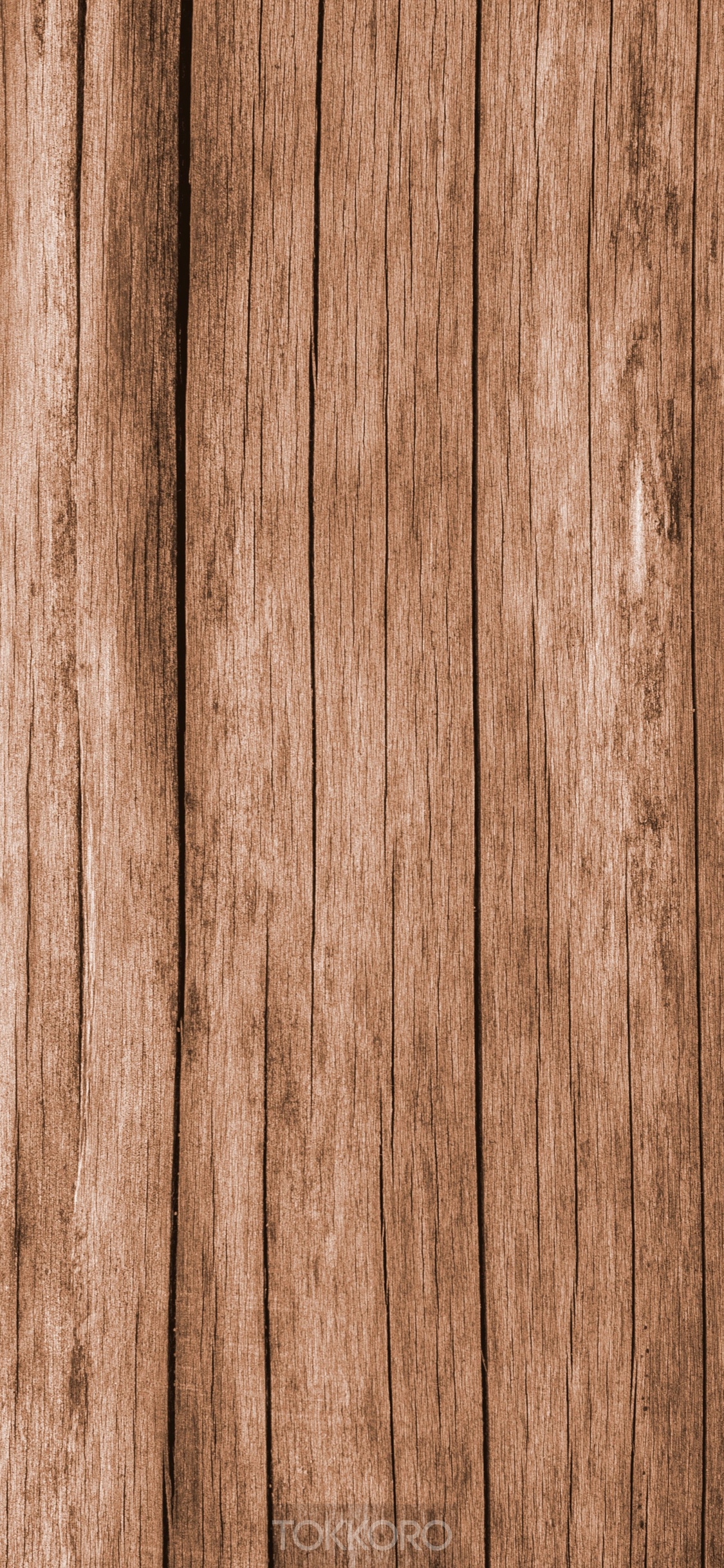 Brown wooden texture with vertical grain HD Phone Wallpaper