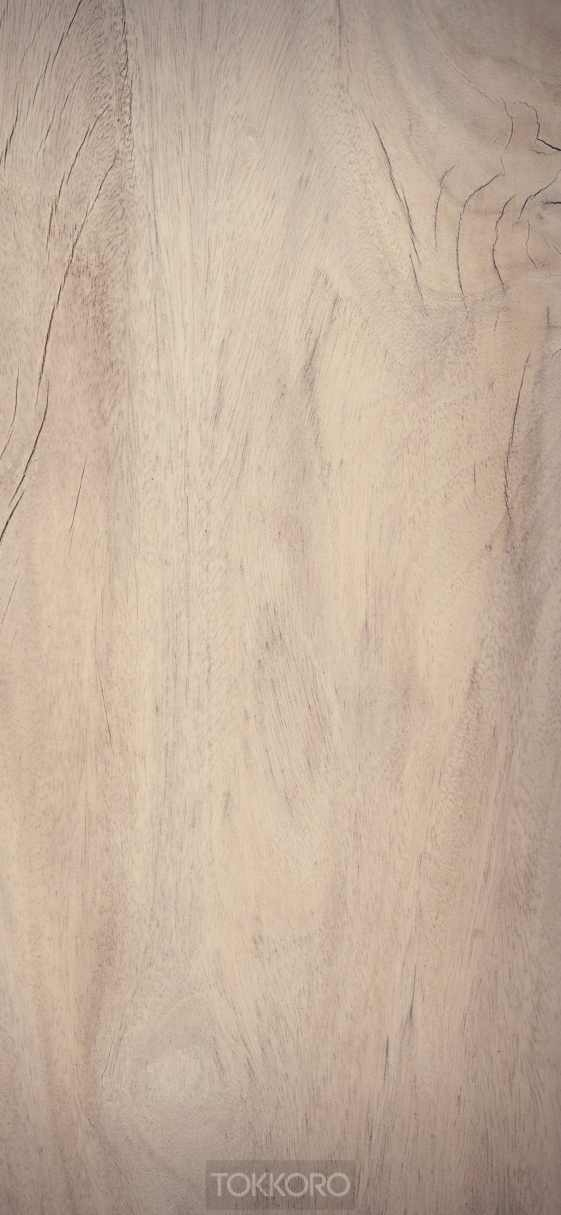 Grey wood texture with Tokkoro logo HD Phone Wallpaper