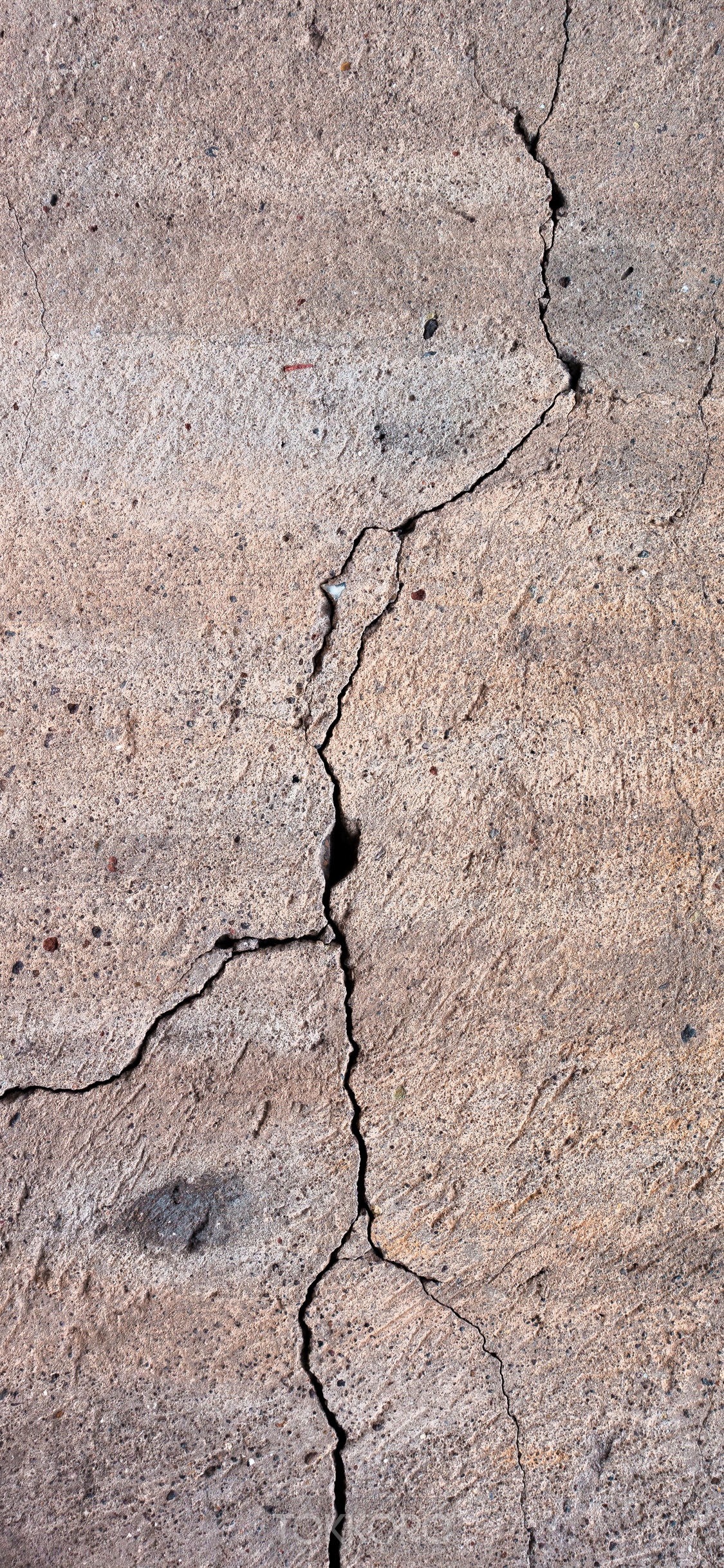 Cracked concrete surface HD Phone Wallpaper