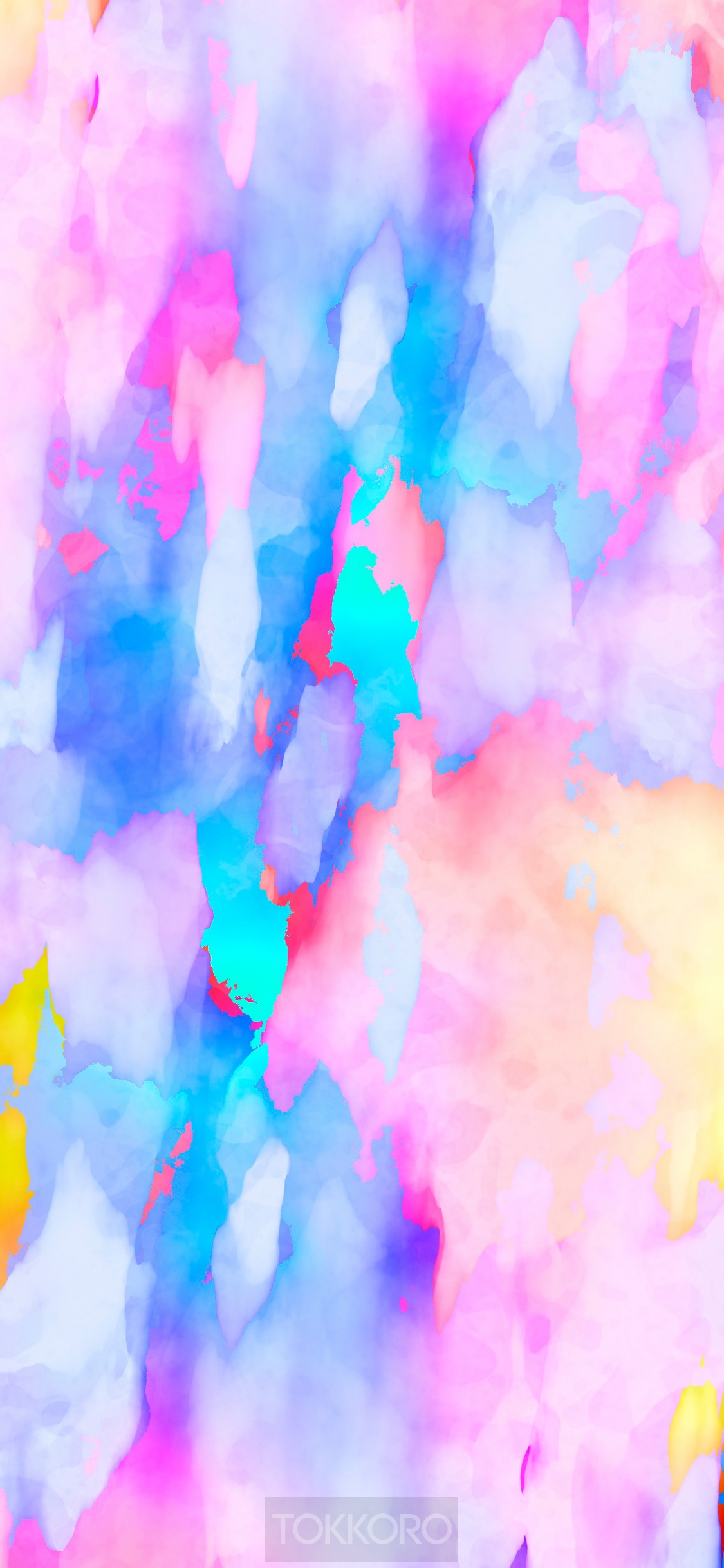 Abstract watercolor wash drawing HD Phone Wallpaper