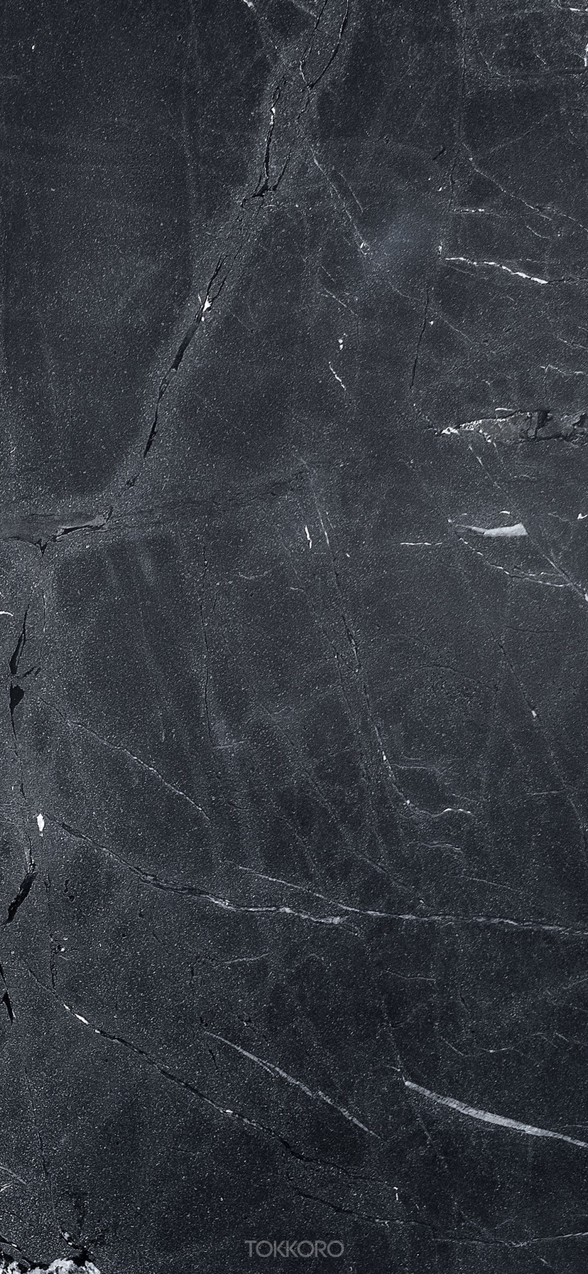 Black marble texture with white veins HD Phone Wallpaper
