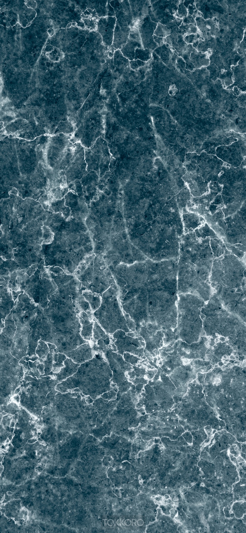 Dark Blue Marble Texture with White Veins HD Phone Wallpaper