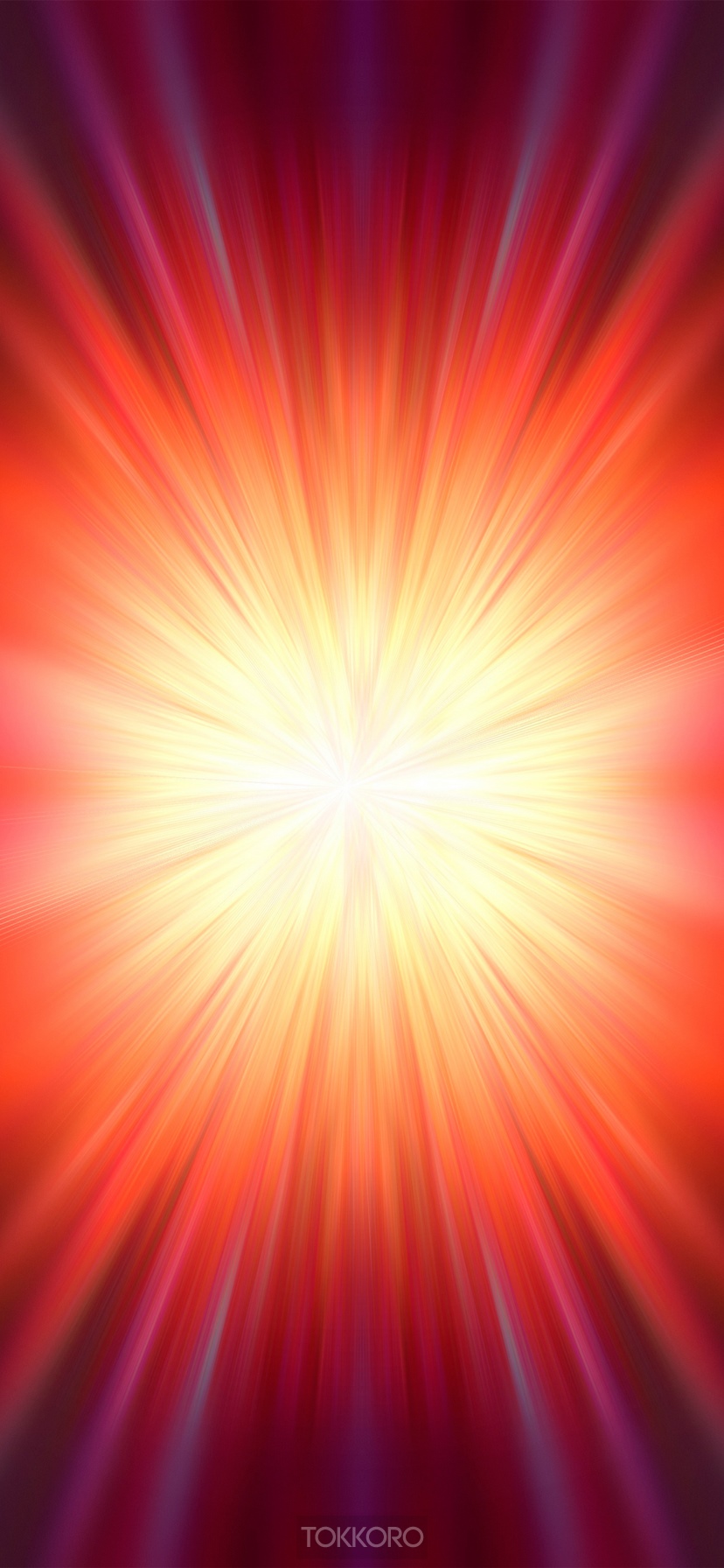 Abstract orange and red light burst HD Phone Wallpaper