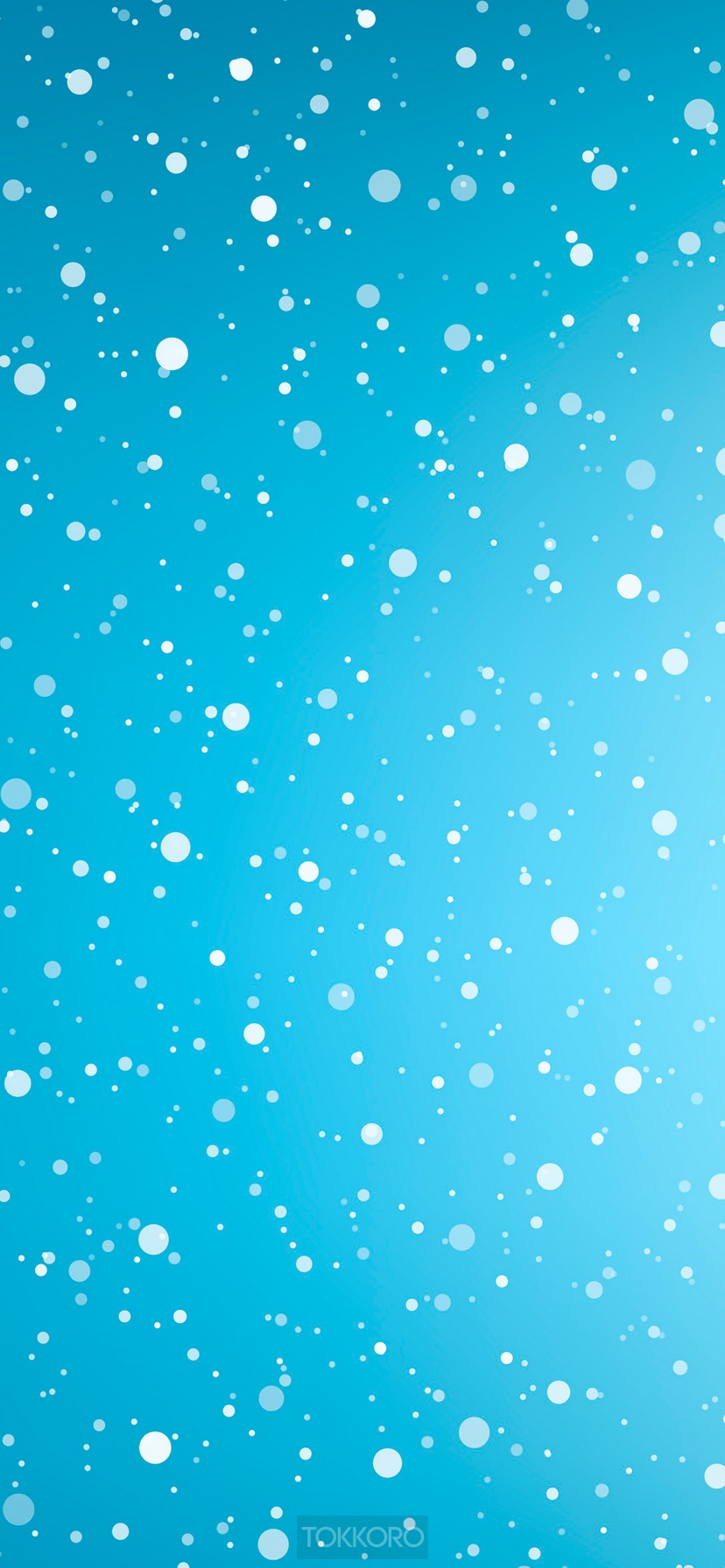 Blue background with white snowflakes HD Phone Wallpaper