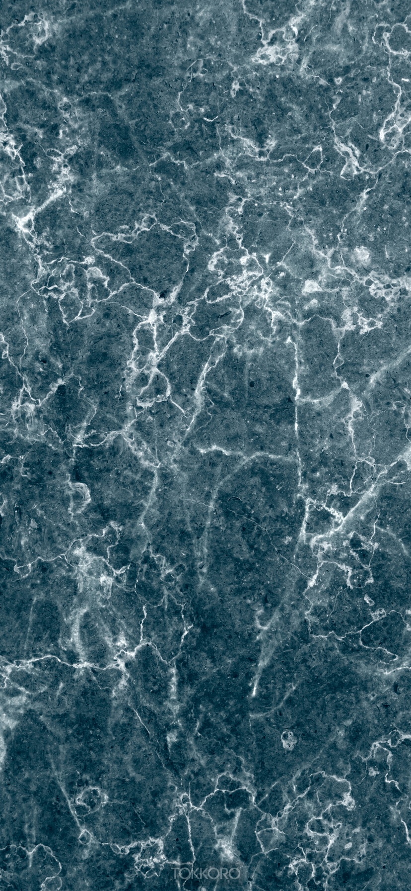 Dark Blue Marble Texture with White Veins HD Phone Wallpaper