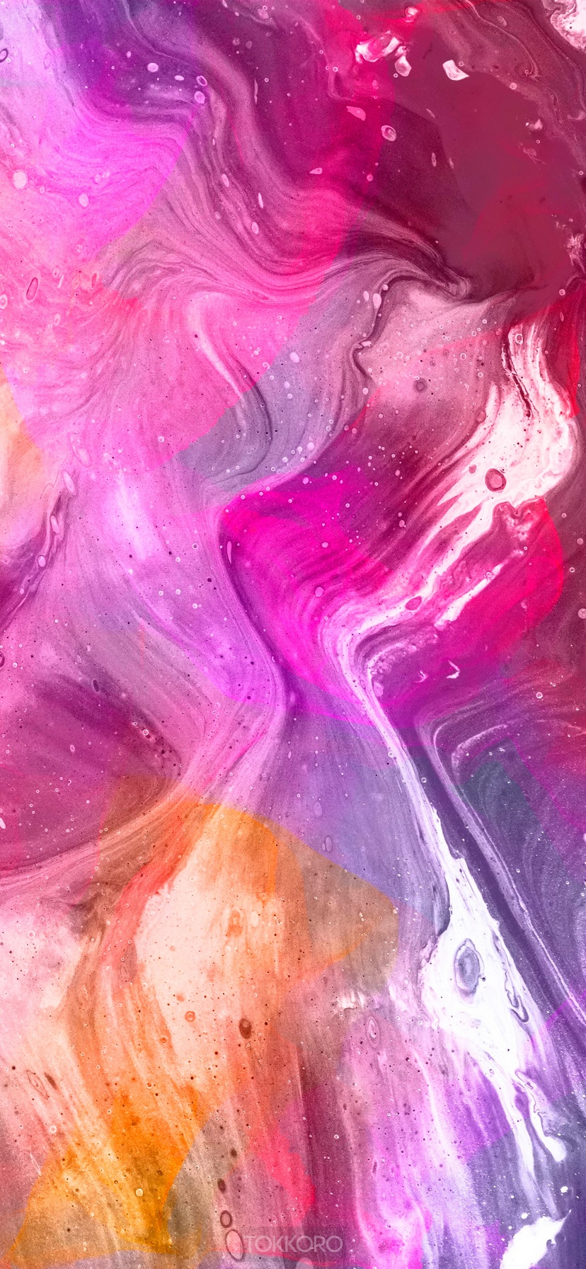 Abstract multicolor wash drawing HD Phone Wallpaper