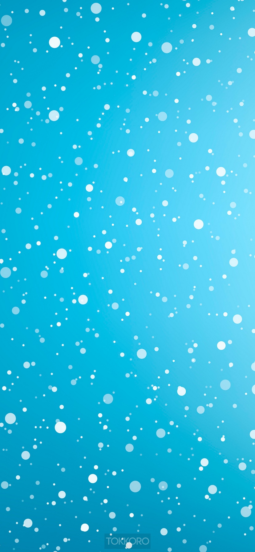 Blue background with white snowflakes HD Phone Wallpaper
