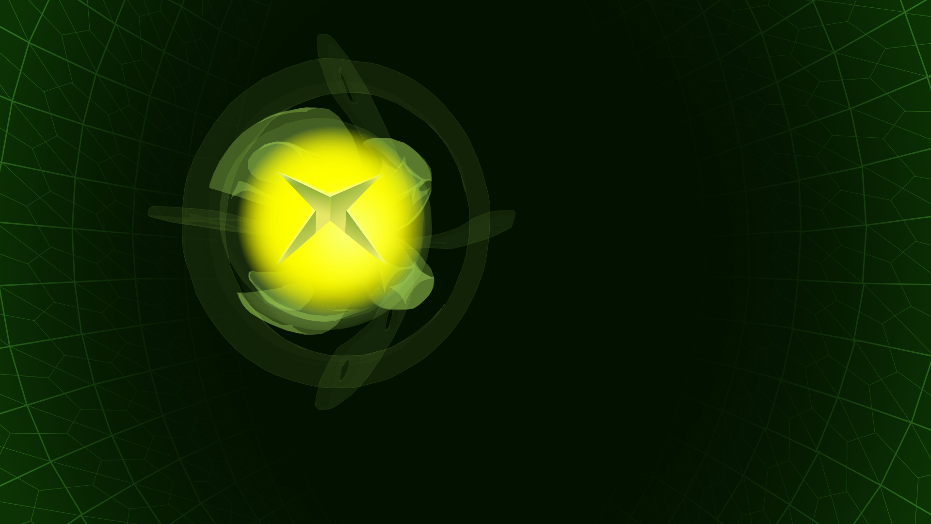 Xbox logo with green grid HD Wallpaper