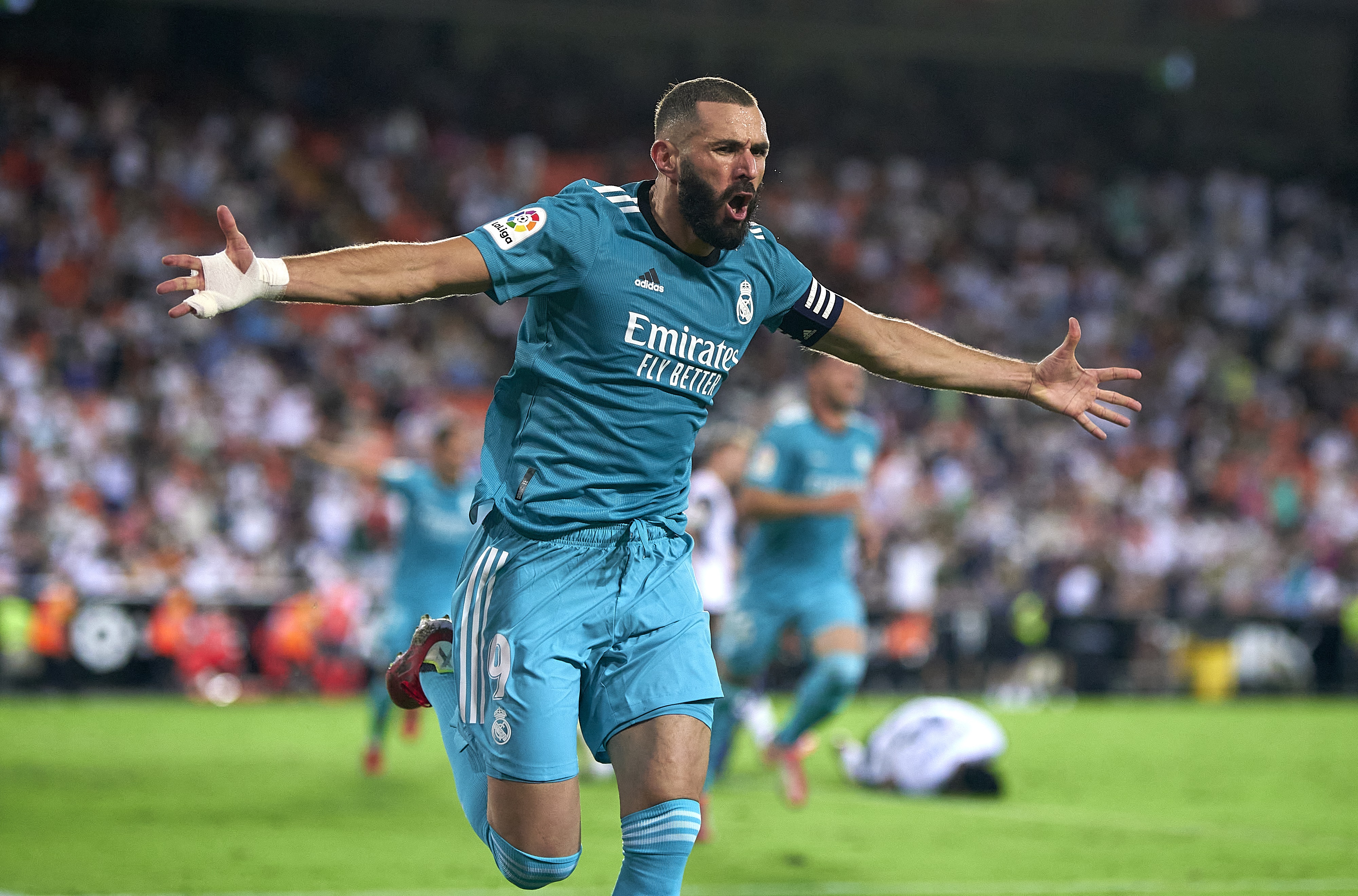 Karim Benzema from Real Madrid 4K HD Wallpaper