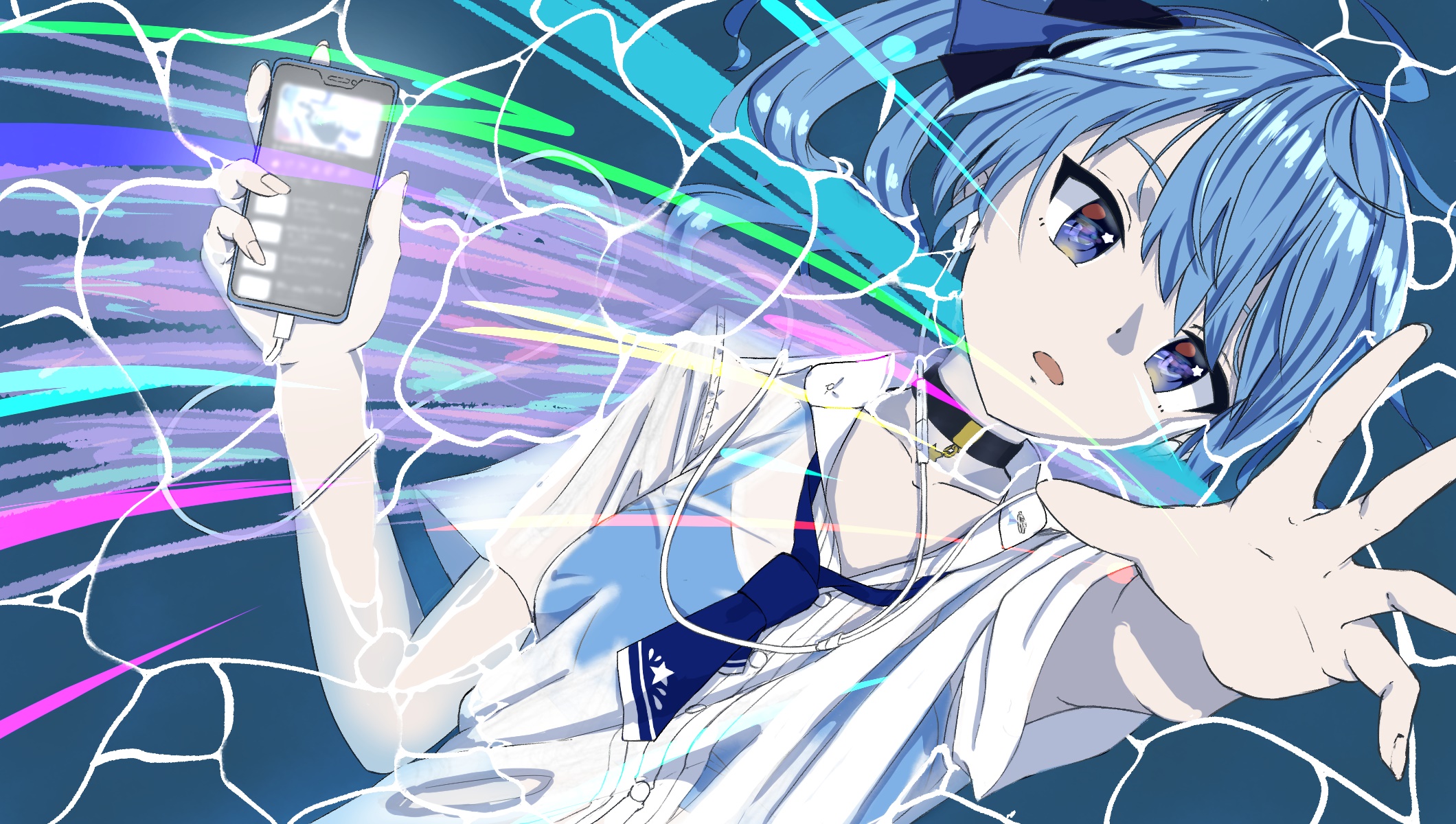Hoshimachi Suisei from Hololive HD Wallpaper