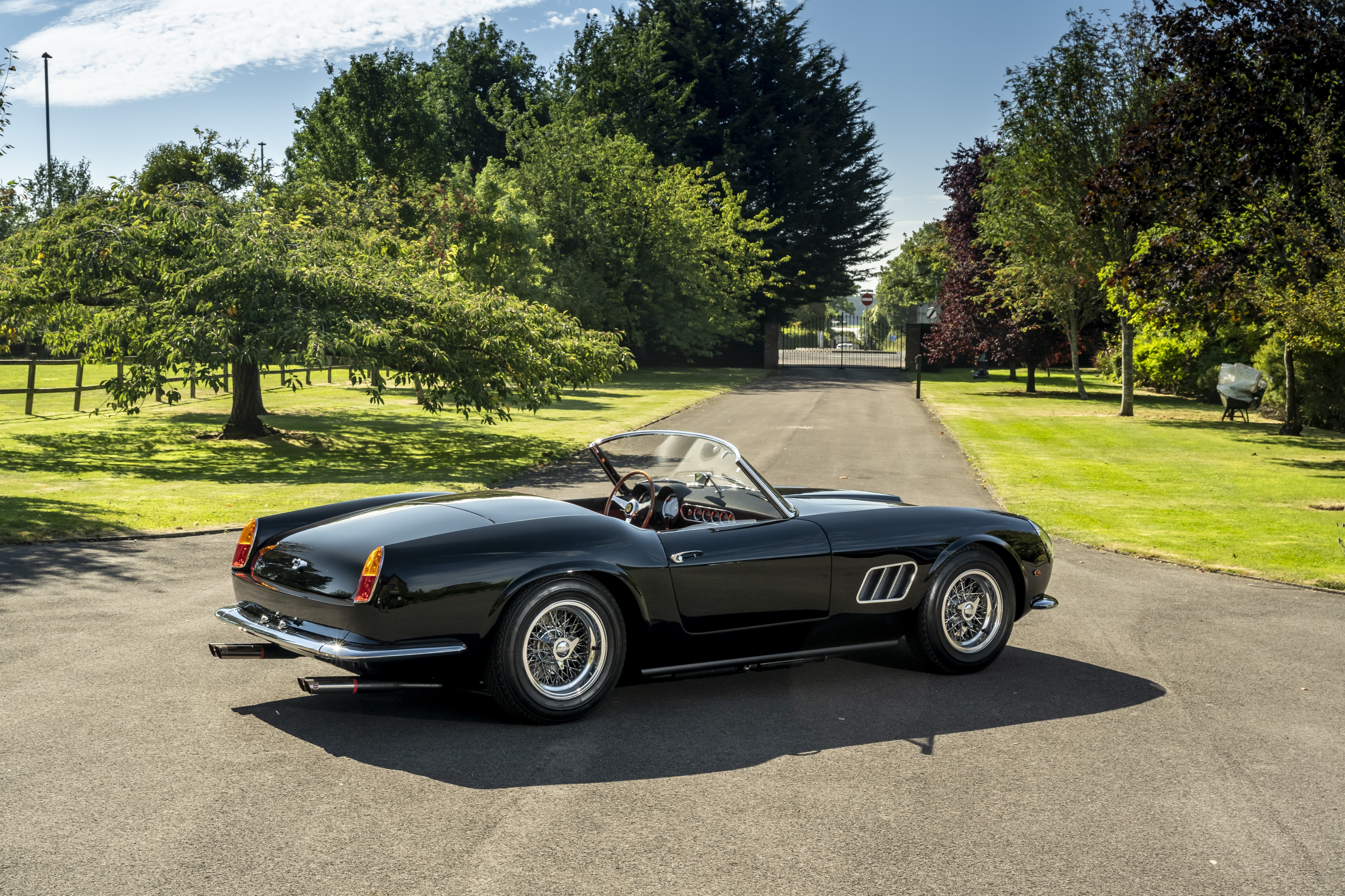Black Ferrari California Spyder revival by GTO Engineering HD Wallpaper