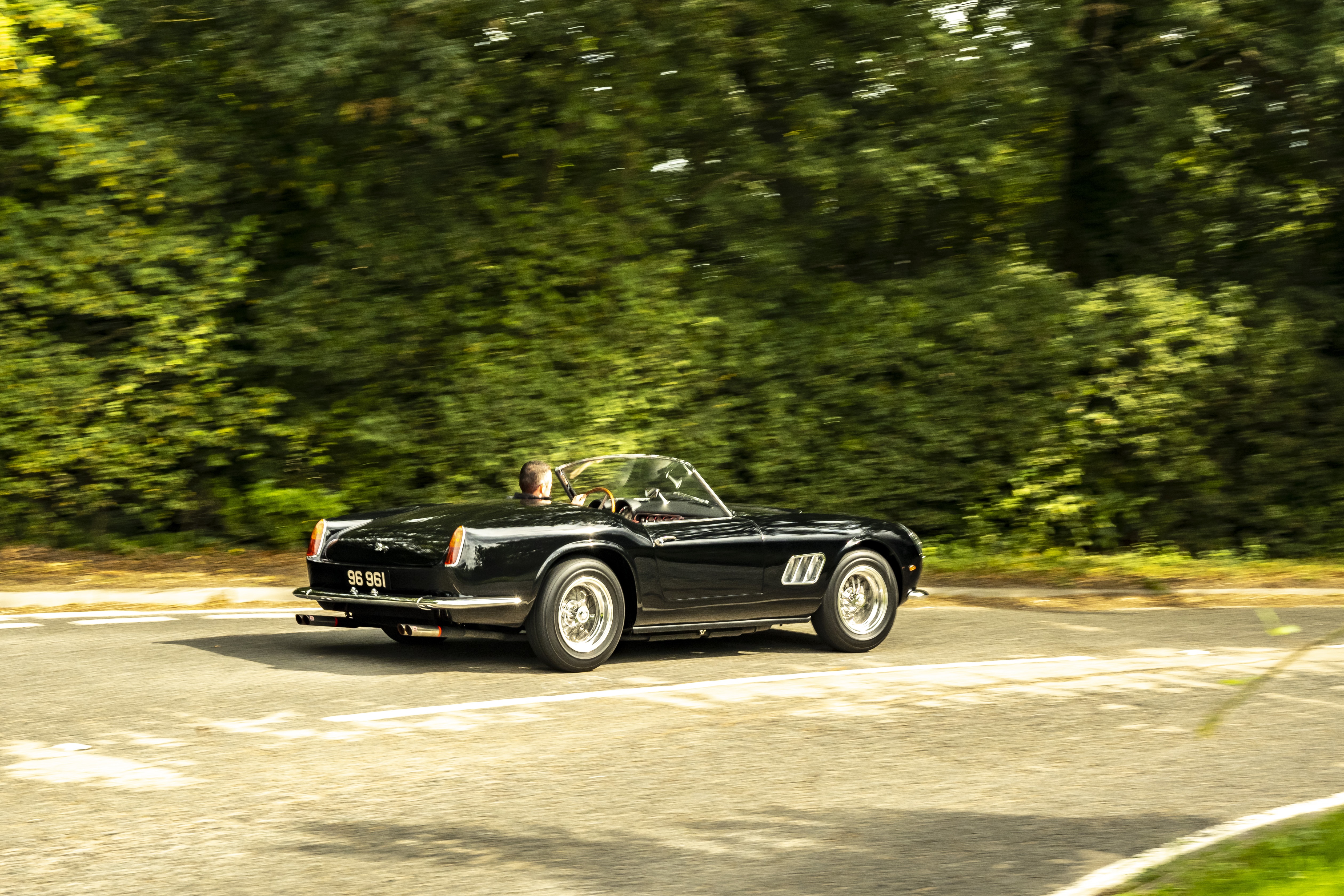 Black Ferrari 250 GT California Spyder revival by GTO Engineering HD Wallpaper