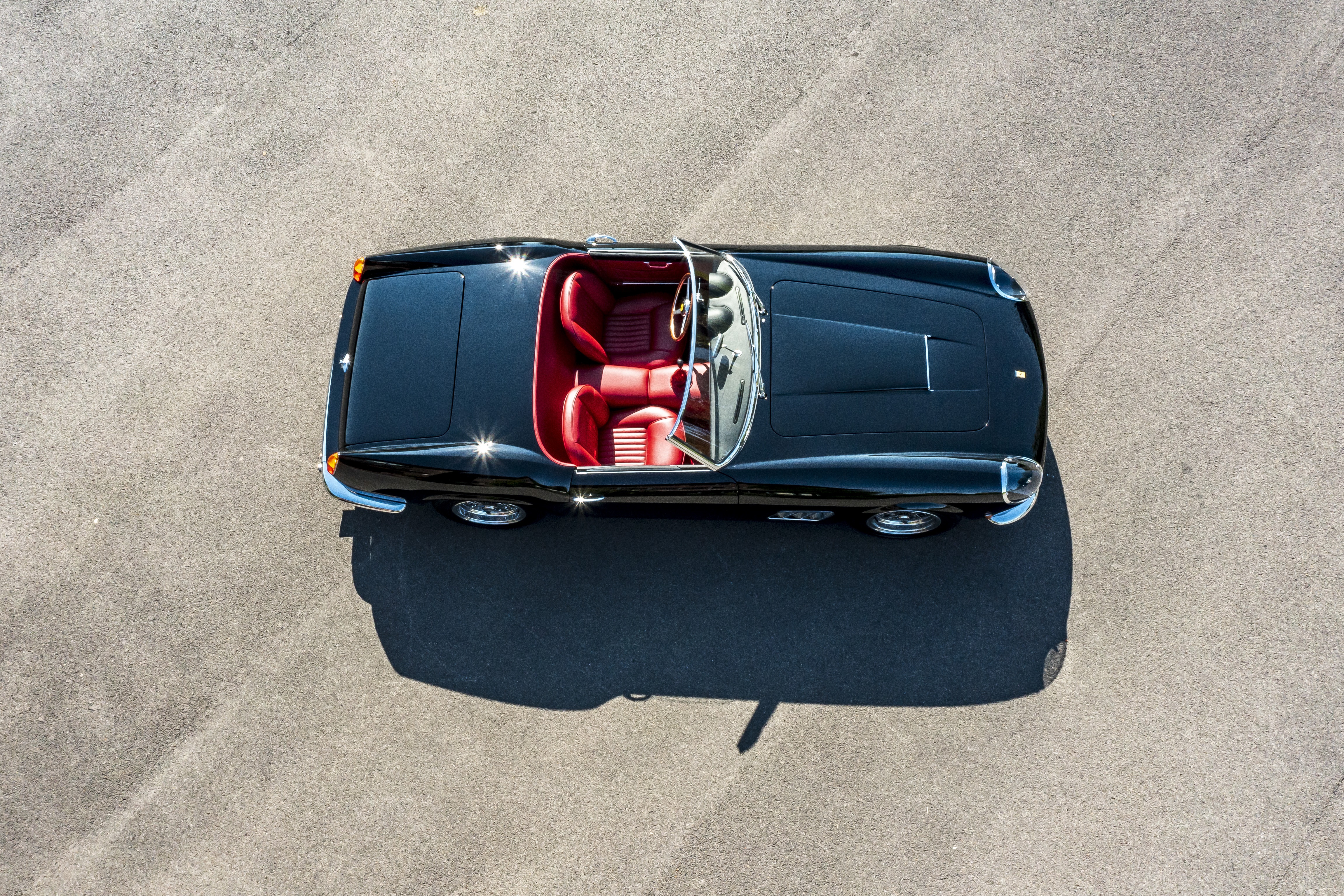 Black Ferrari California Spyder revival by GTO Engineering HD Wallpaper