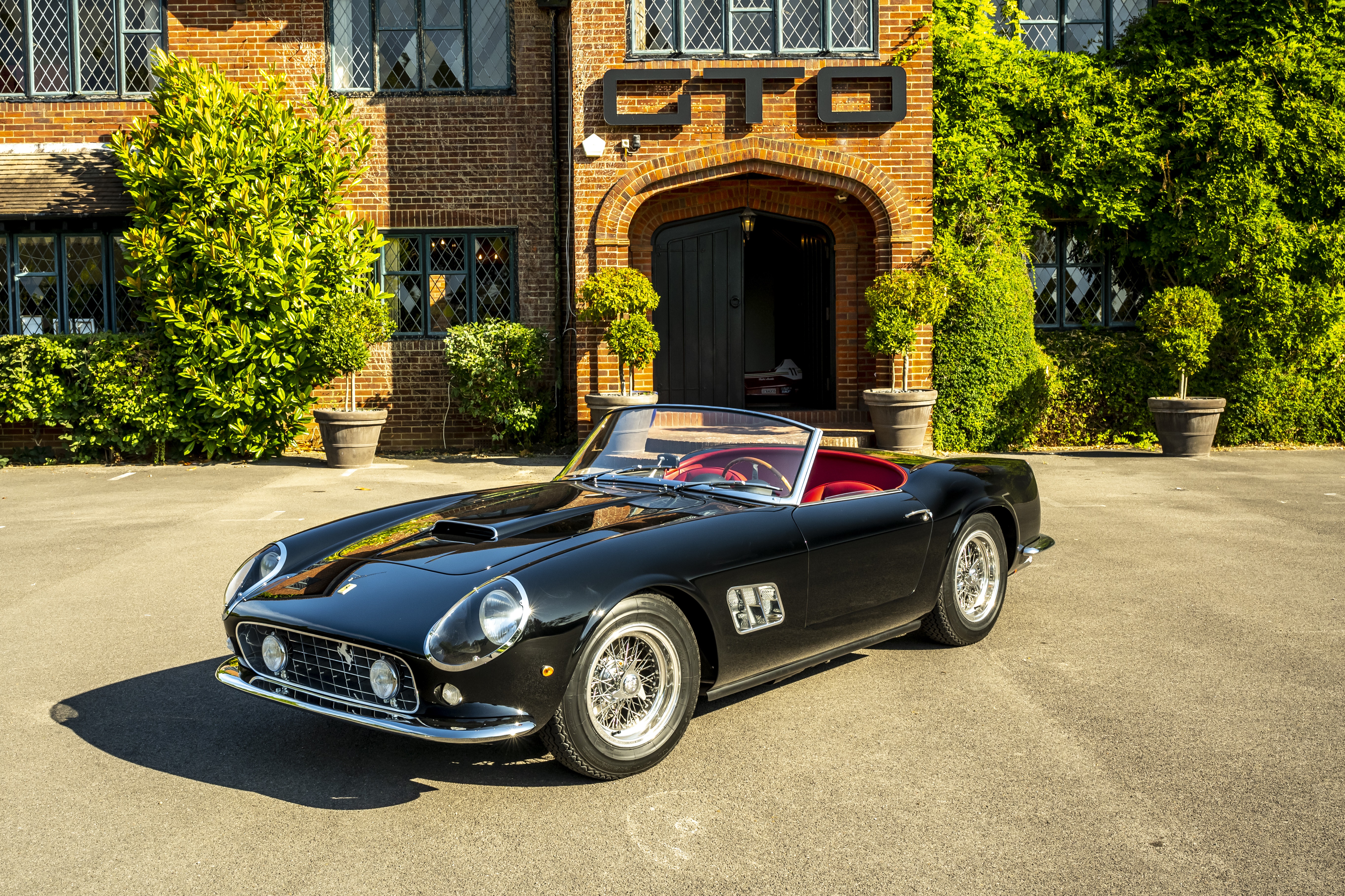 Black Ferrari 250 GT California Spyder by GTO Engineering HD Wallpaper