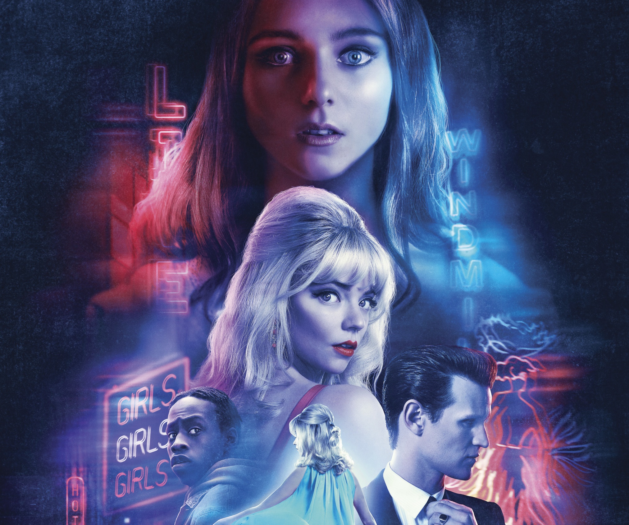Last Night In Soho Anya Taylor-Joy, Matt Smith, Thomasin McKenzie HD Wallpaper