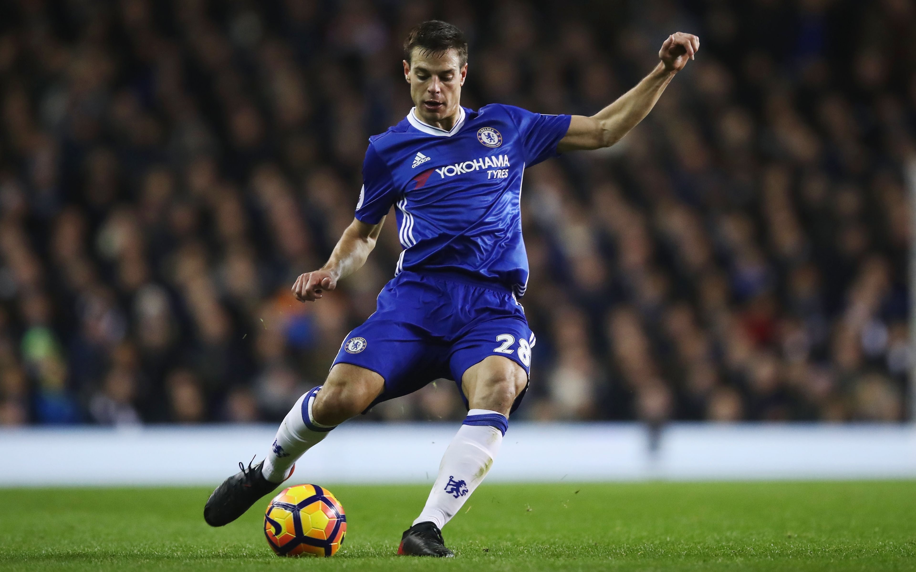 César Azpilicueta from Chelsea F.C. 4K HD Wallpaper