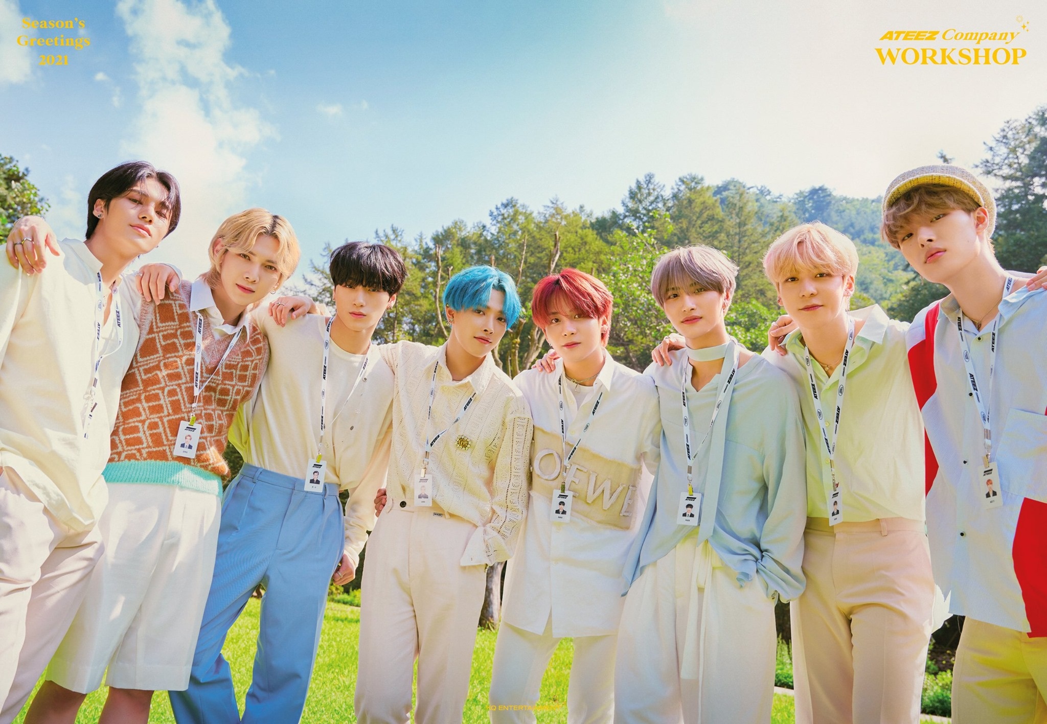 ATEEZ Company Workshop Season's Greetings 2021 HD Wallpaper