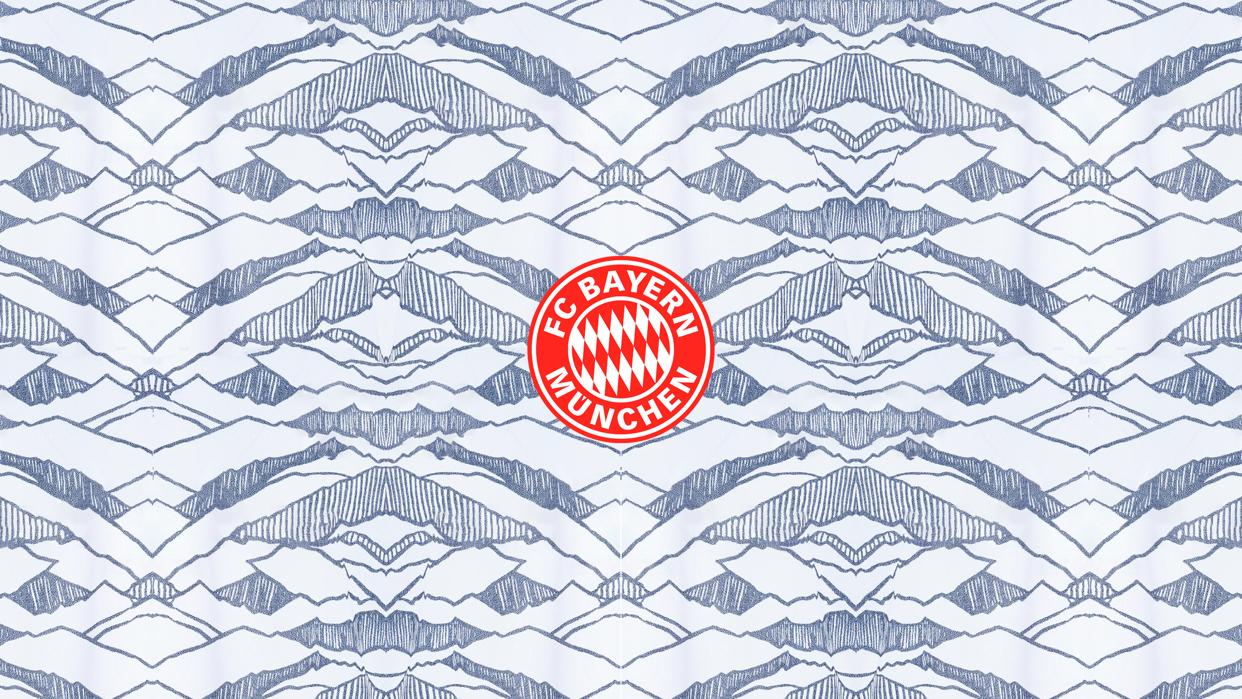 FC Bayern Munich logo on patterned background HD Wallpaper