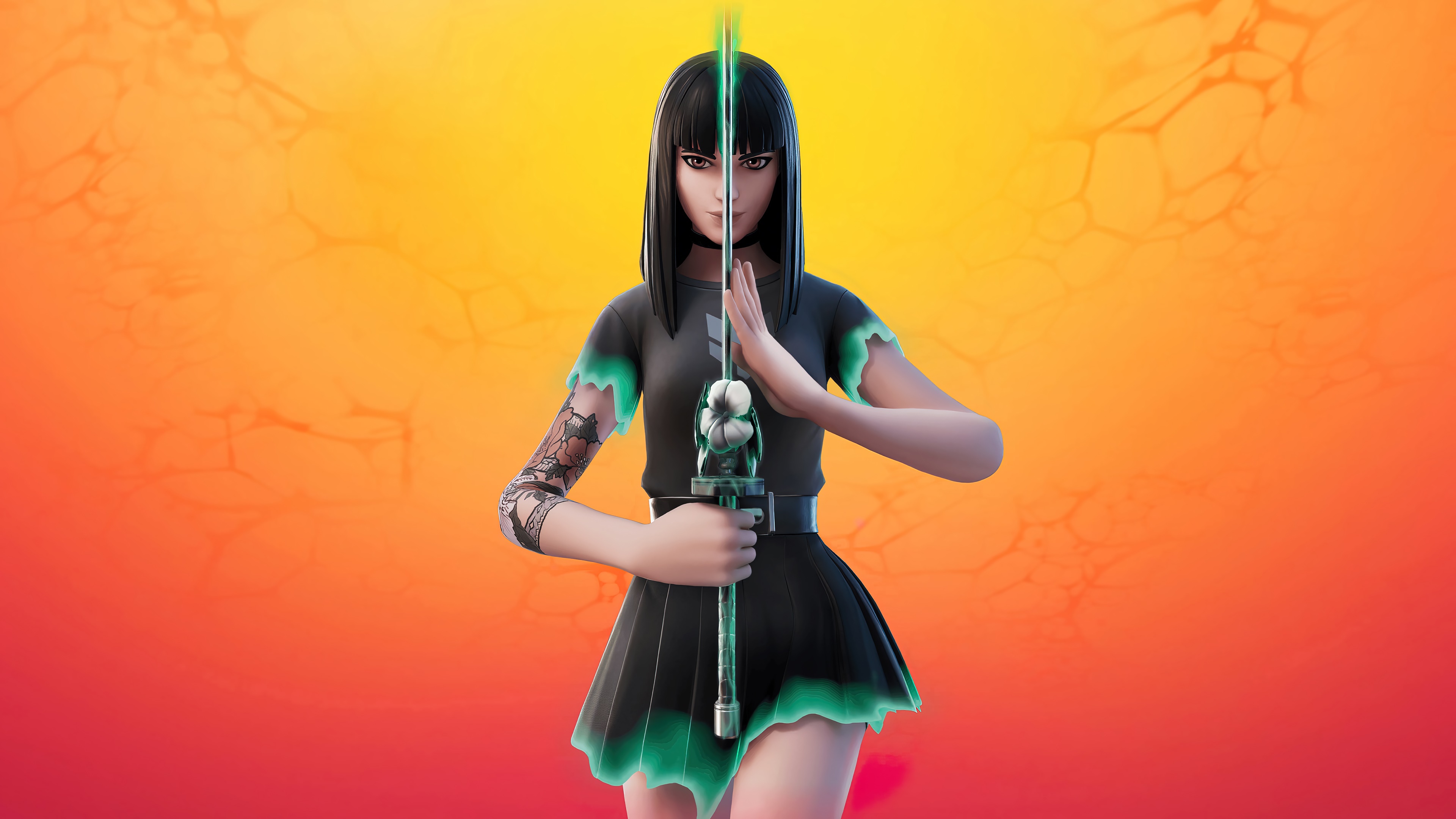 Charlotte from Fortnite Tattered Spirit HD Wallpaper