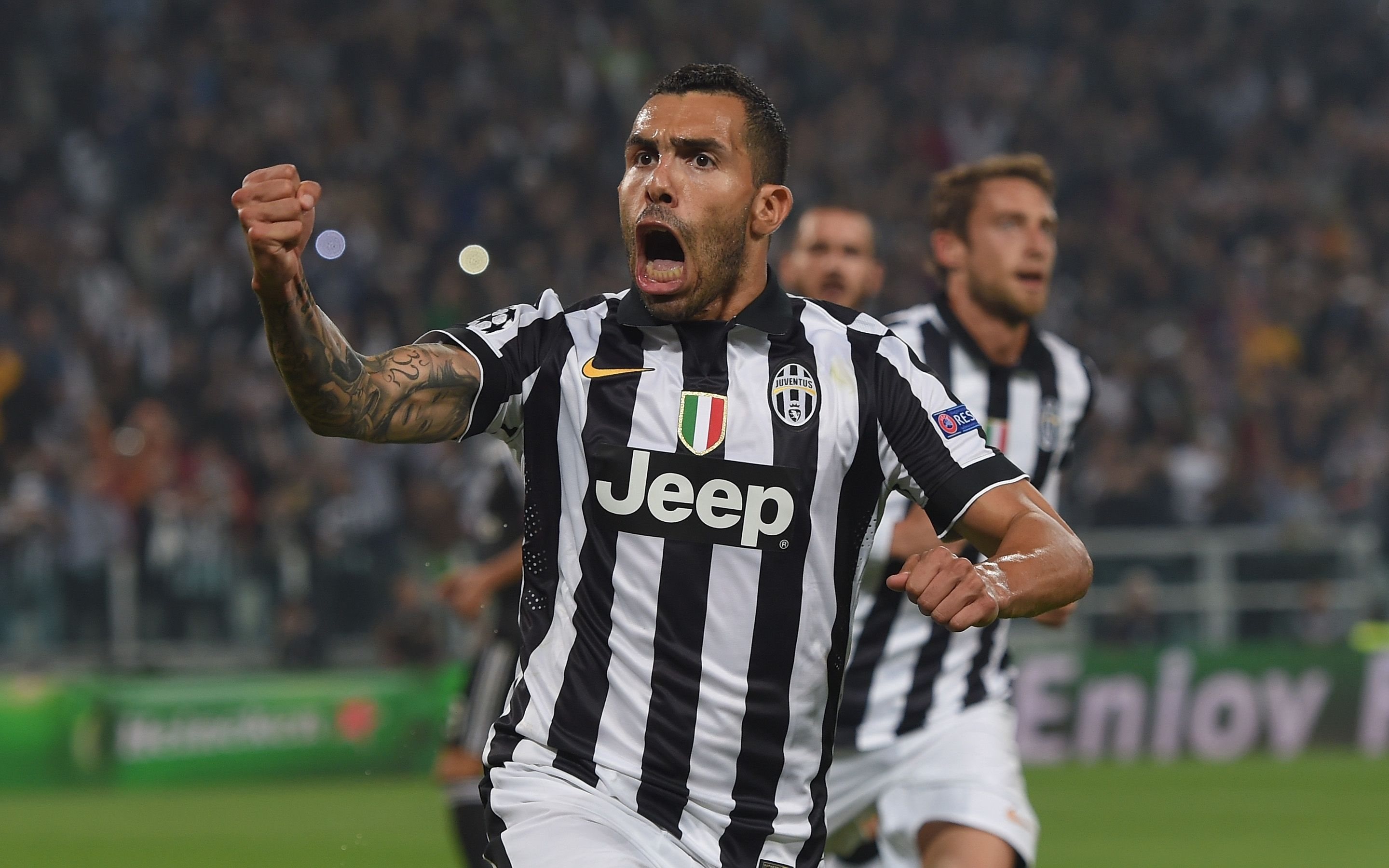 Carlos Tevez of Juventus F.C. HD Wallpaper