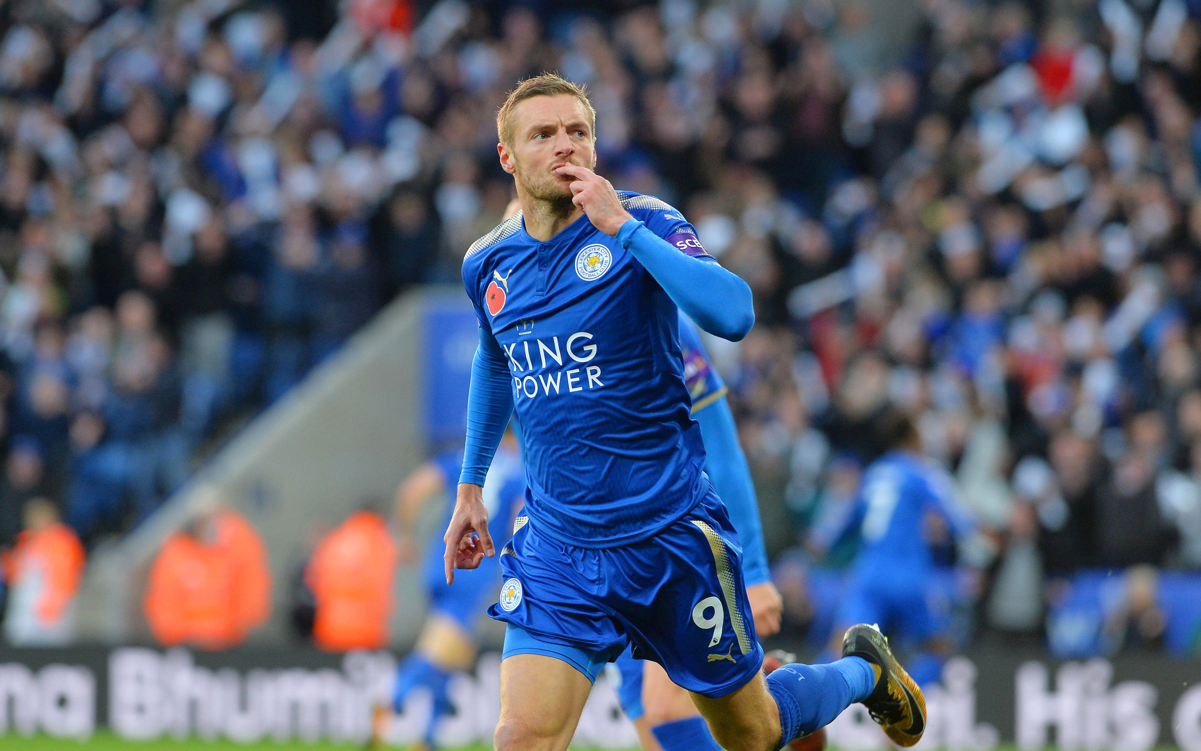 Jamie Vardy from Leicester City HD Wallpaper