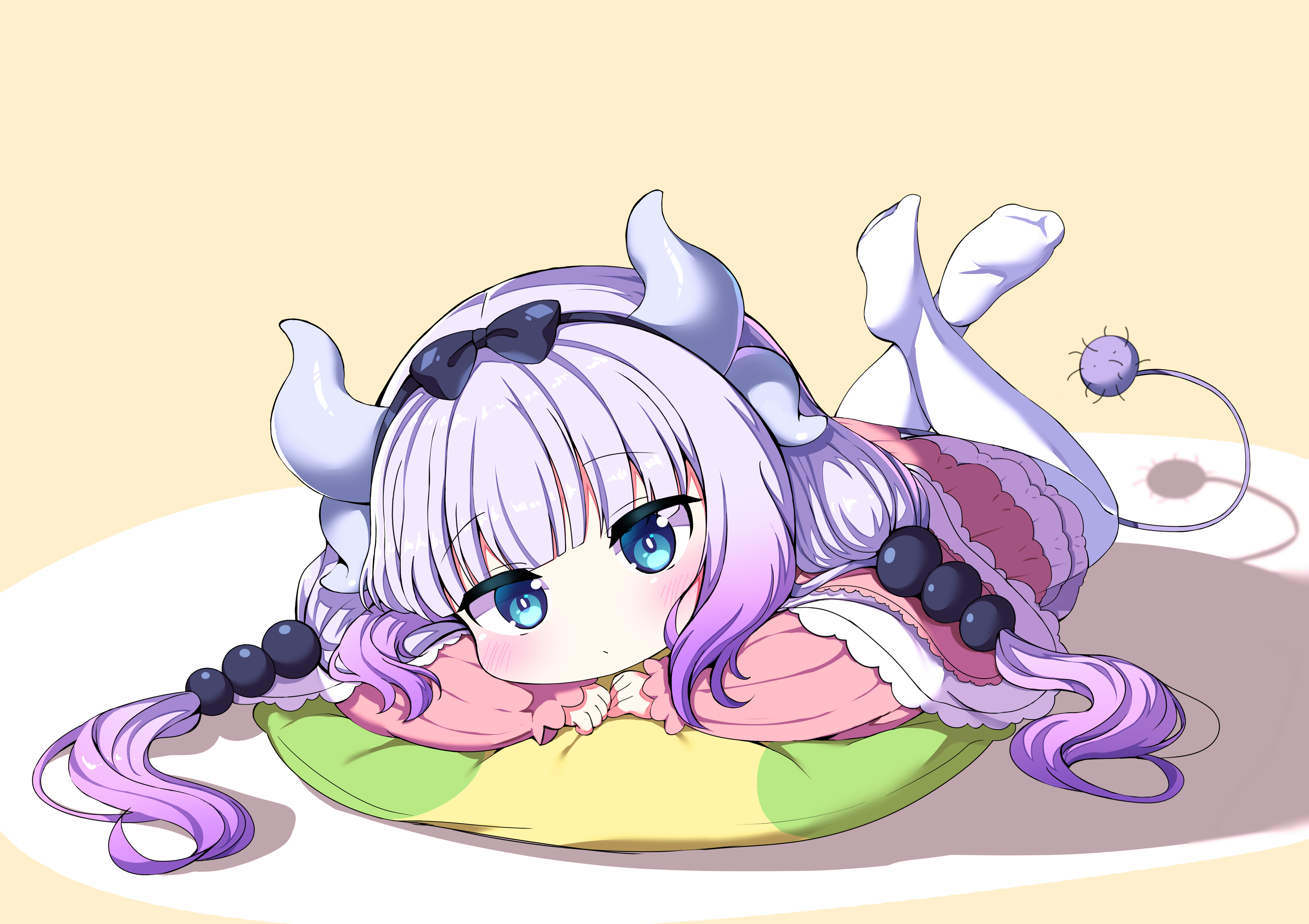 Kanna Kamui from Miss Kobayashi's Dragon Maid 4K HD Wallpaper