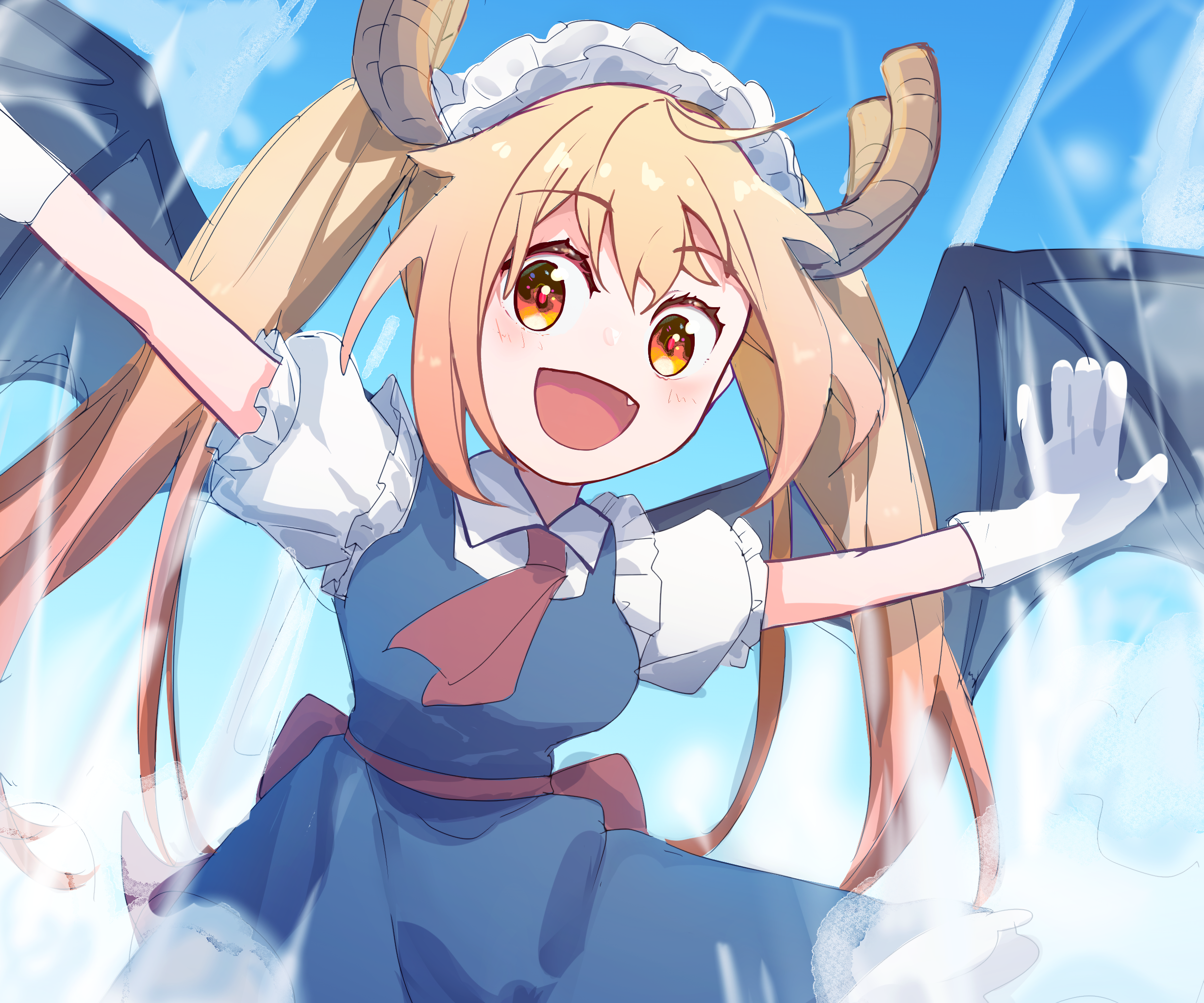 Tohru from Miss Kobayashi's Dragon Maid HD Wallpaper