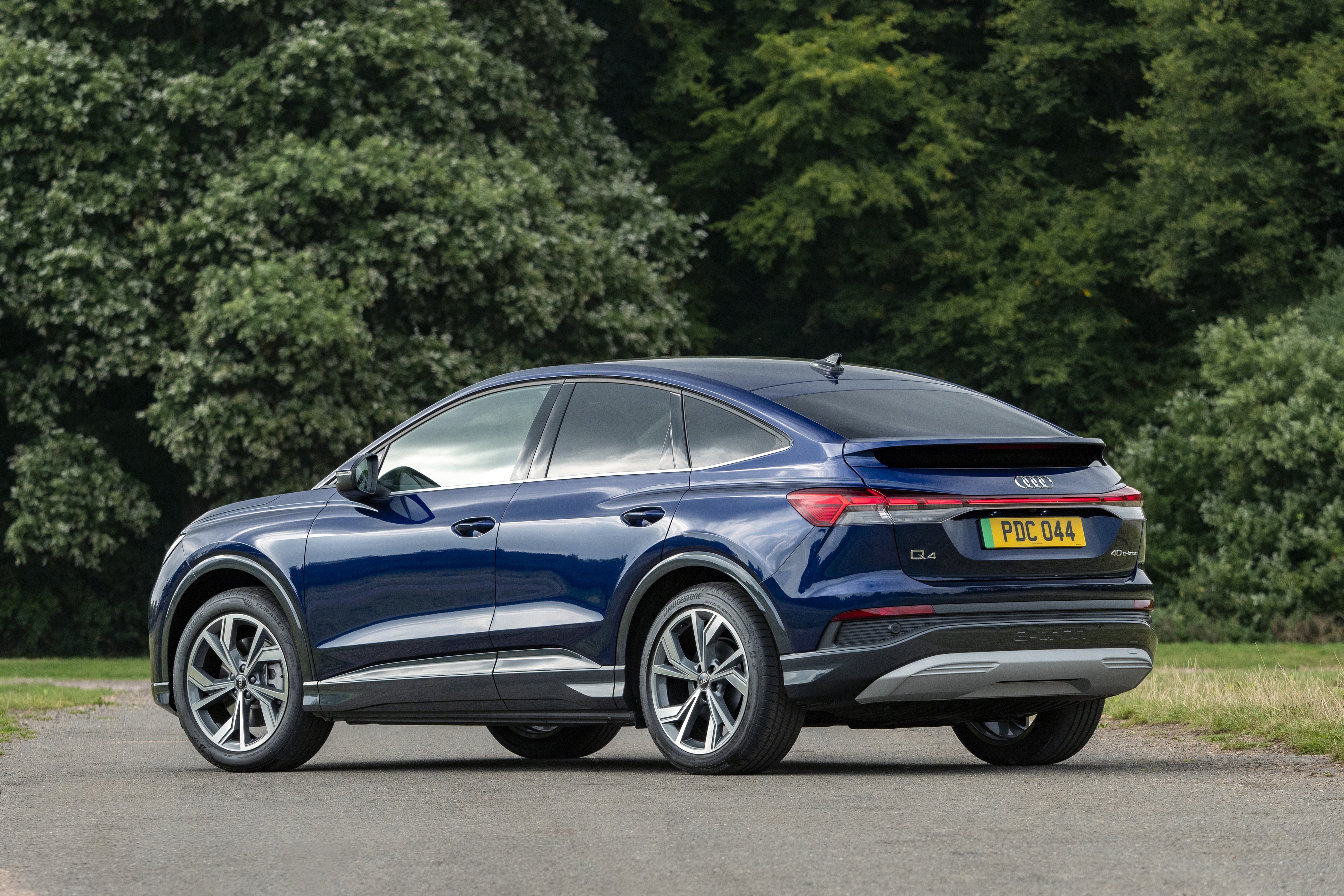 Audi Q4 Sportback 40 e-tron electric SUV HD Wallpaper