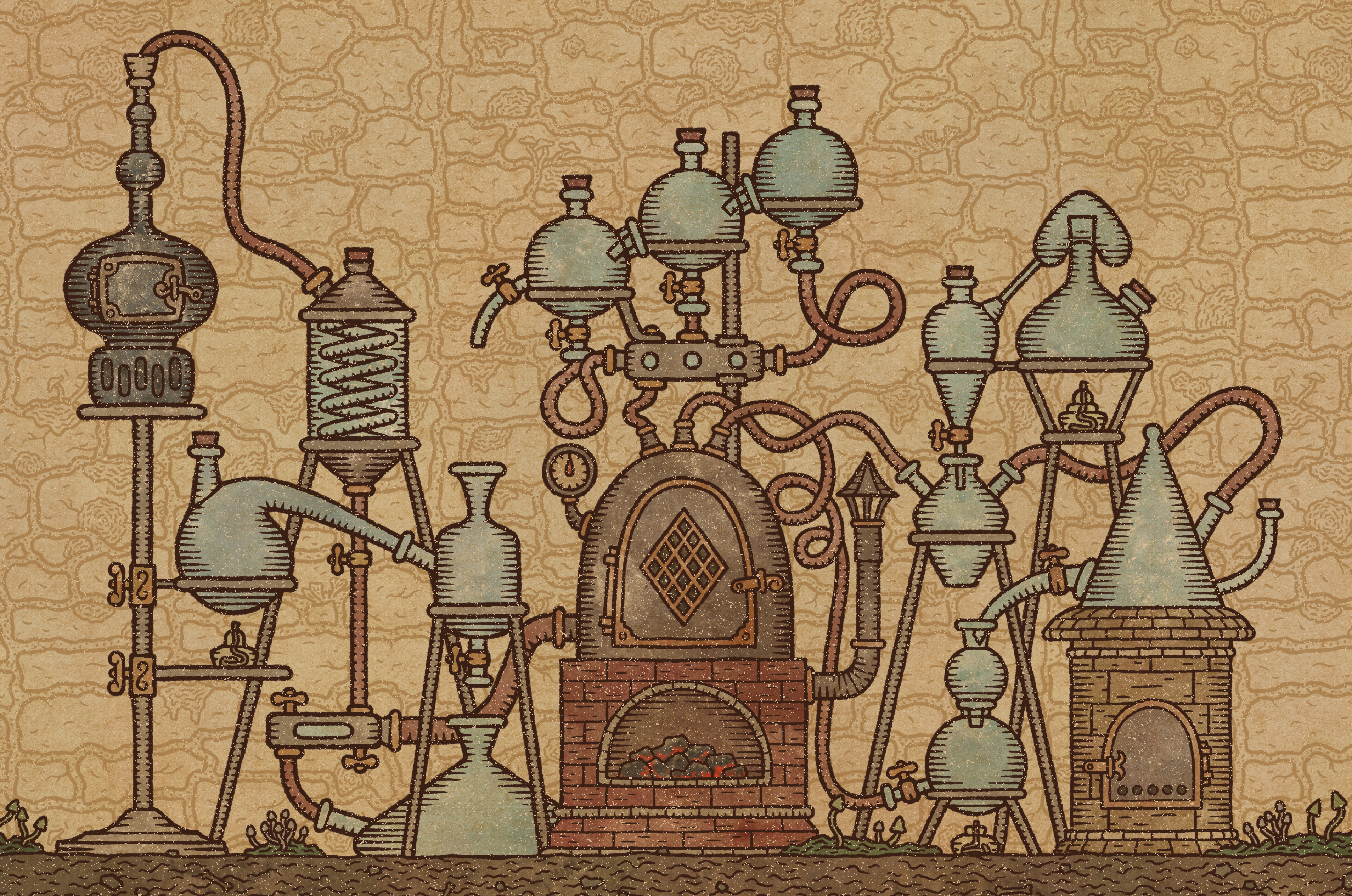 Potion Craft: Alchemist Simulator laboratory equipment HD Wallpaper