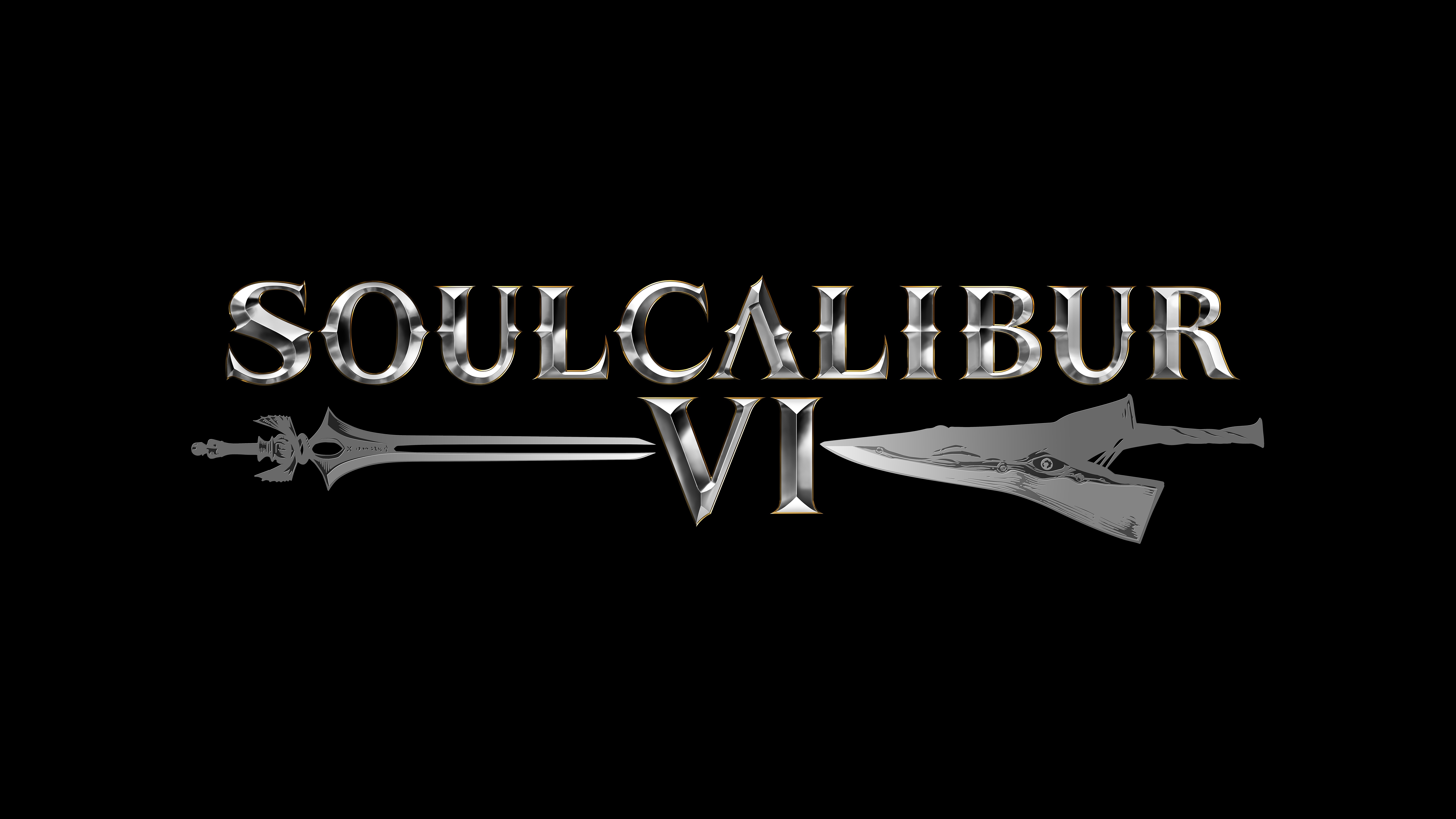 Soulcalibur VI logo with swords HD Wallpaper