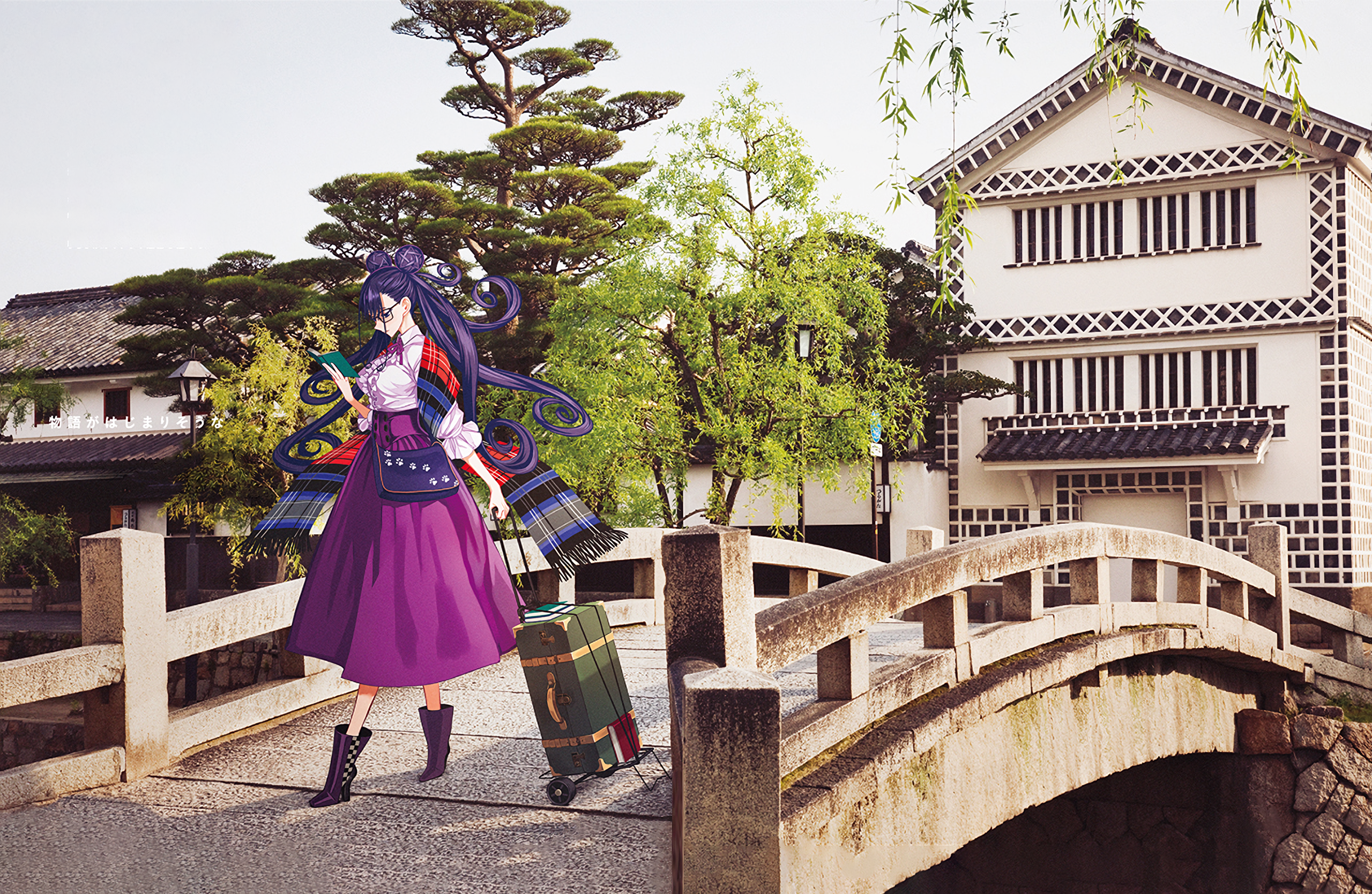 Murasaki Shikibu from Fate/Grand Order HD Wallpaper