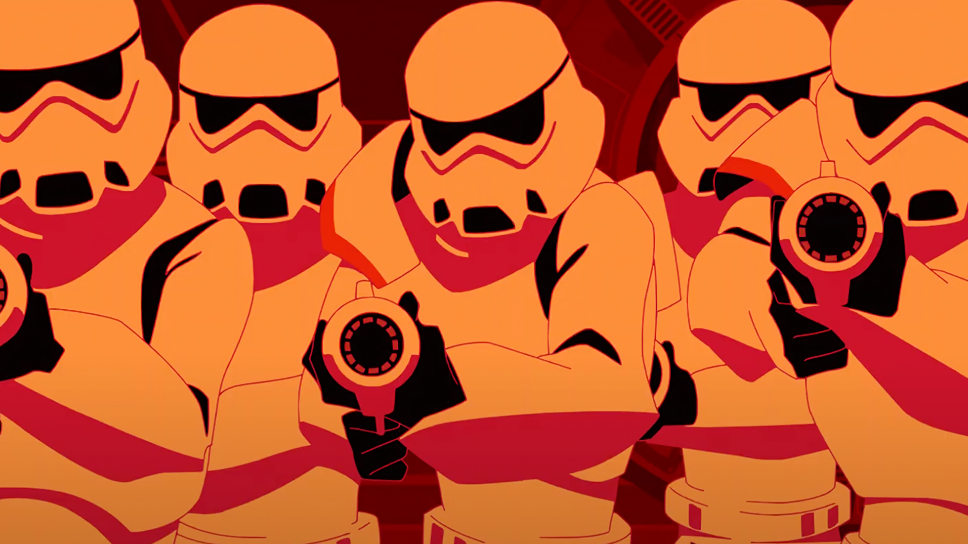Stormtroopers from Star Wars: Visions HD Wallpaper