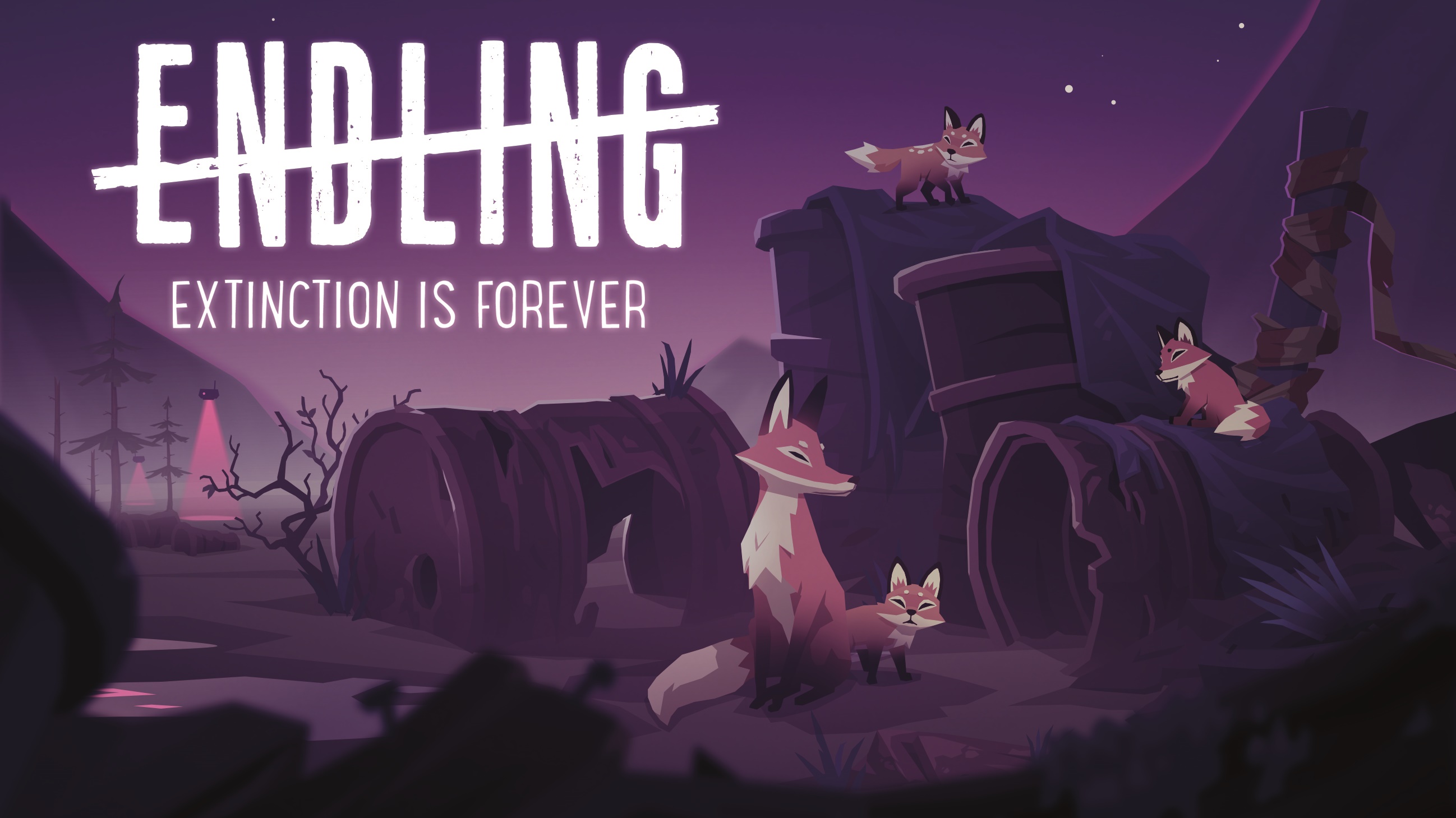 Endling Extinction Is Forever game title screen HD Wallpaper