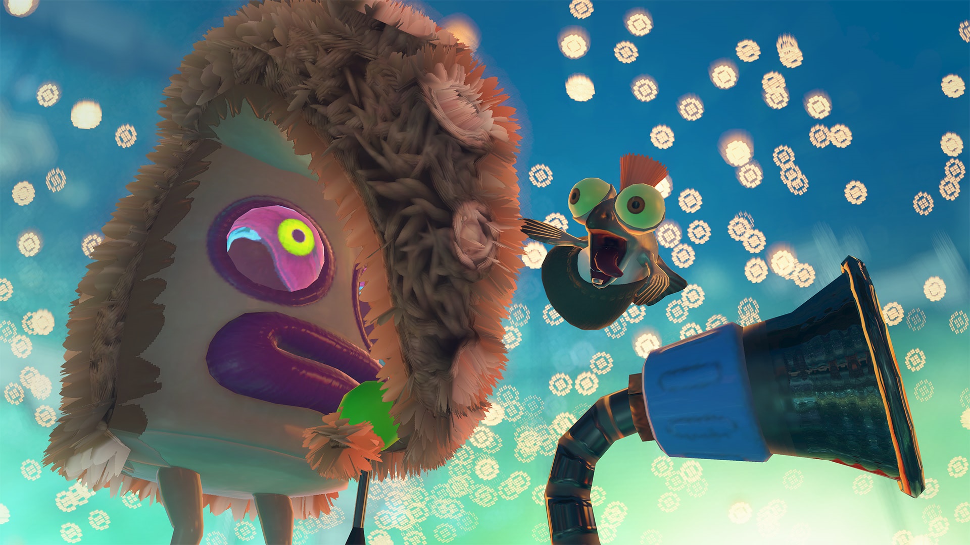 Big Man and Fry-N-Fly from Splatoon 3 HD Wallpaper