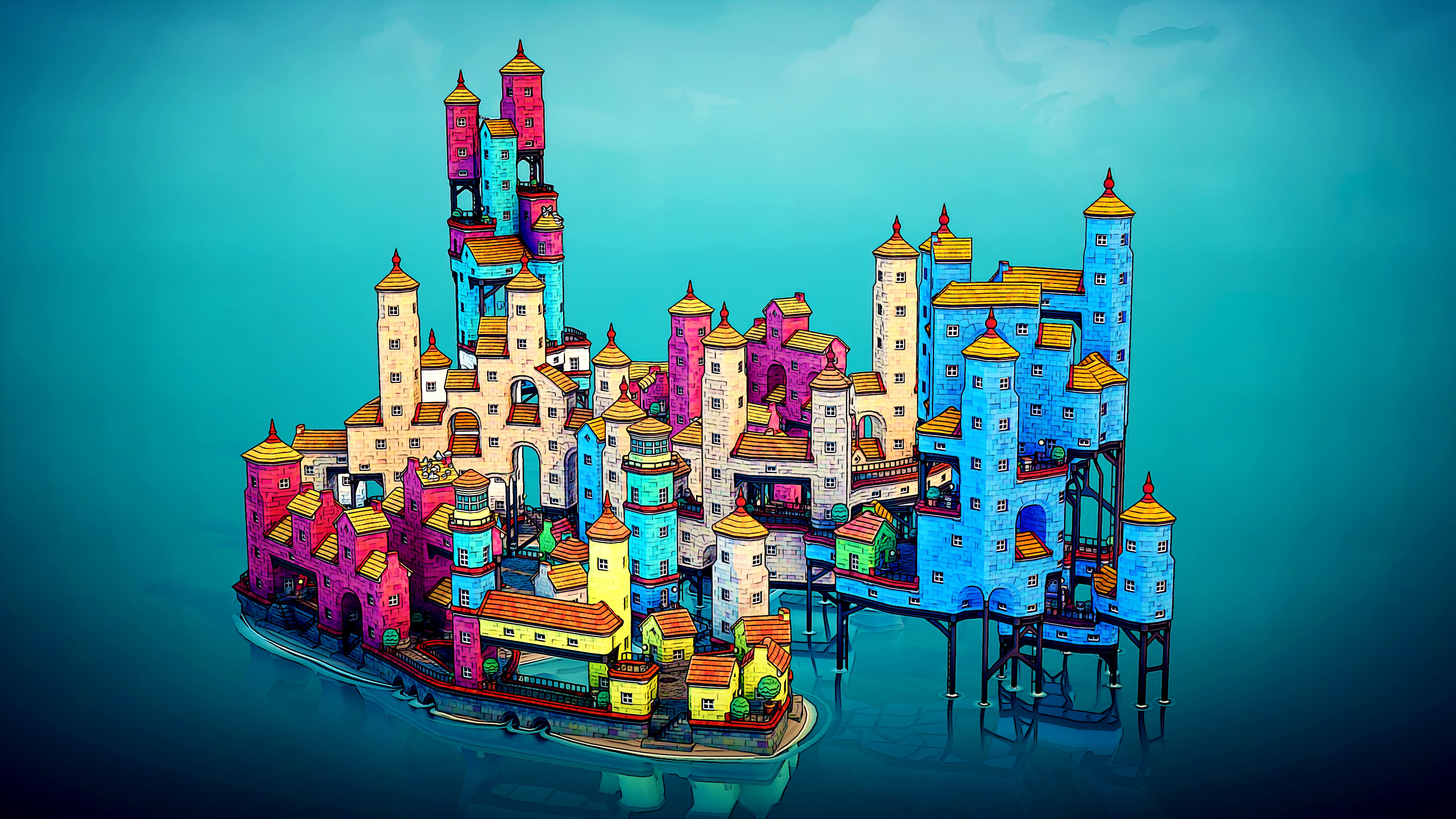 Townscaper HD Wallpaper