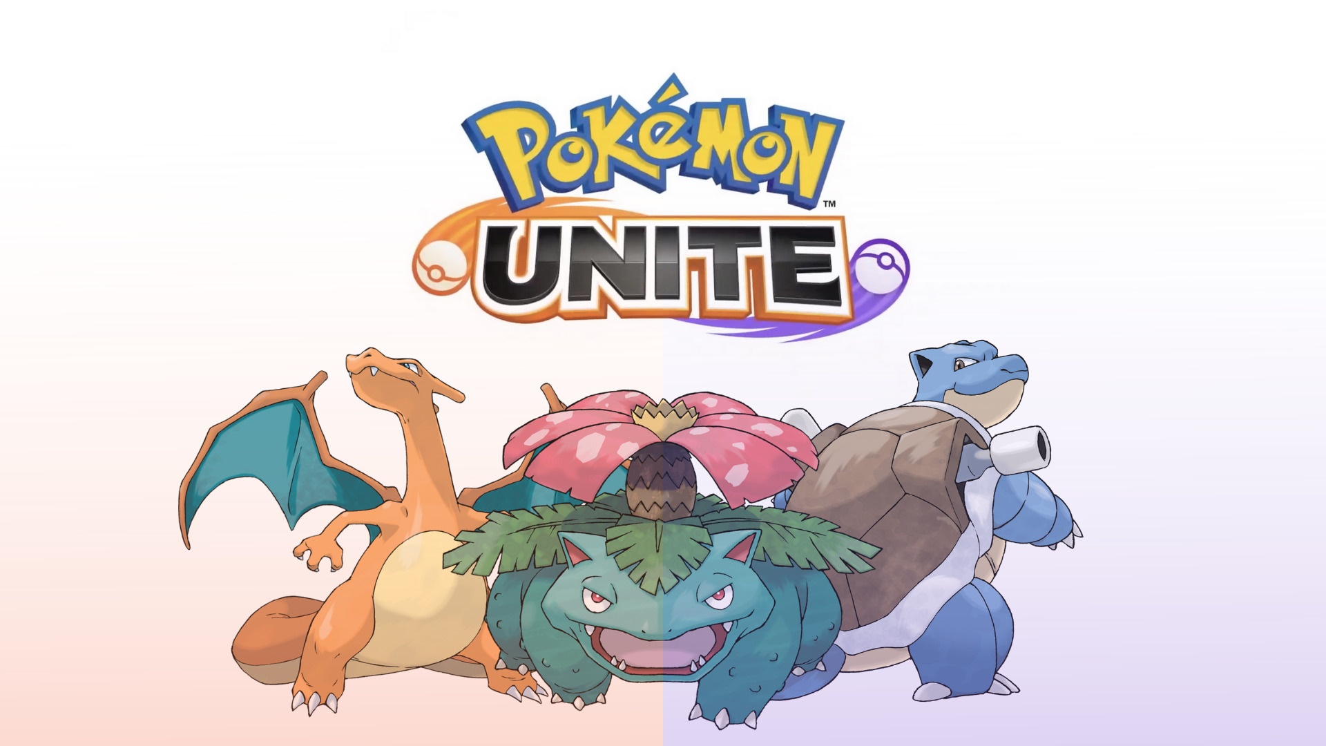 Pokémon UNITE Charizard, Blastoise, and Venusaur HD Wallpaper