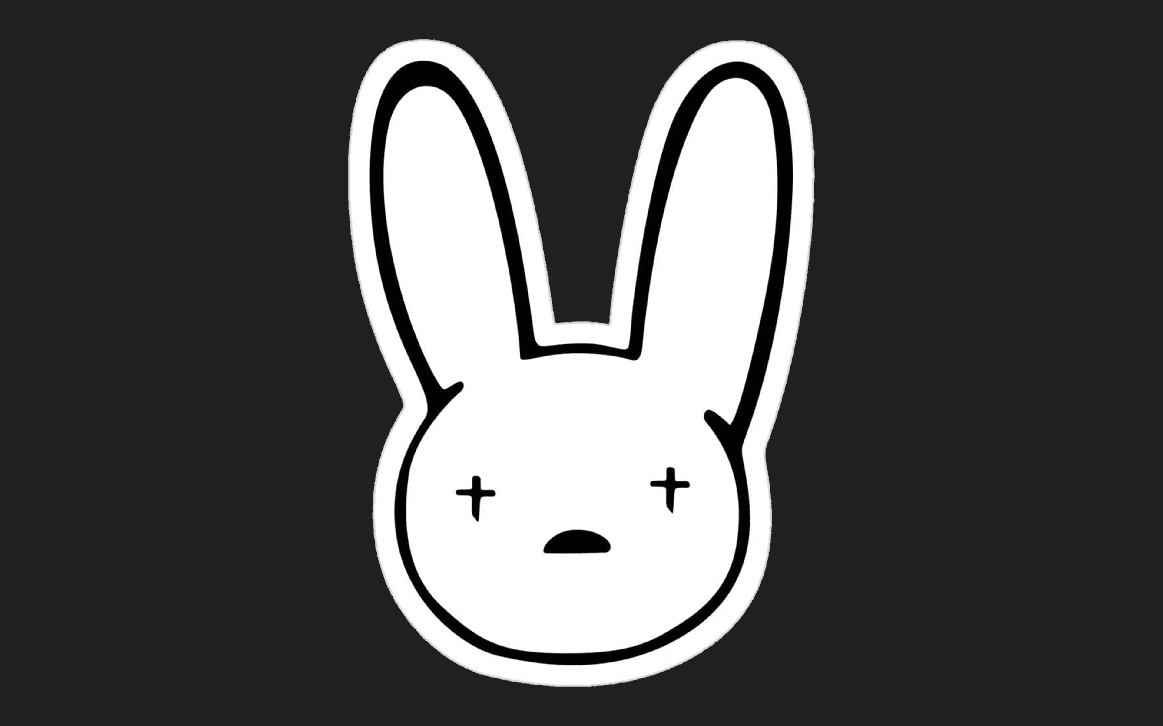 Bad Bunny Logo HD Wallpaper