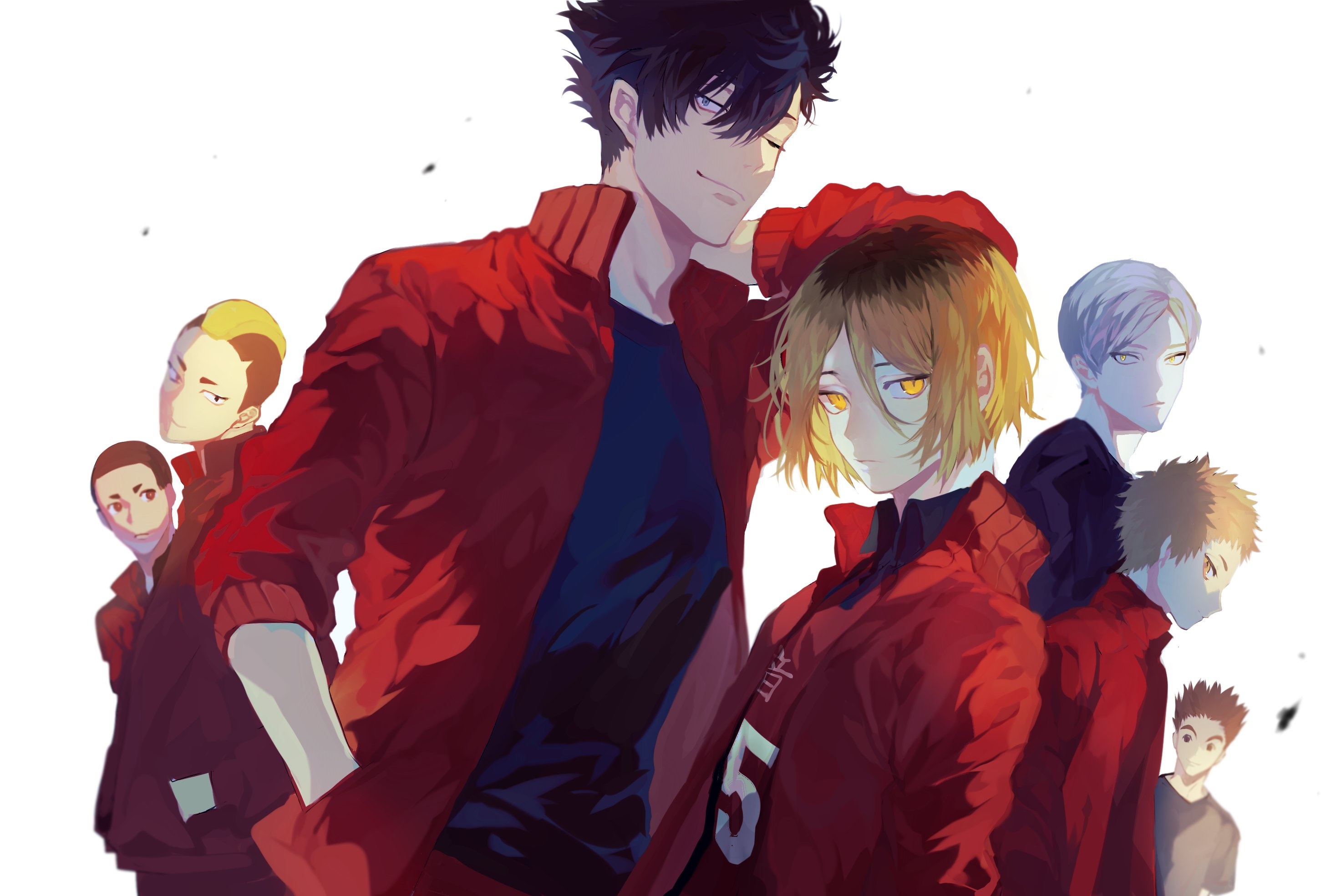 Nekoma High Volleyball Team Characters HD Wallpaper