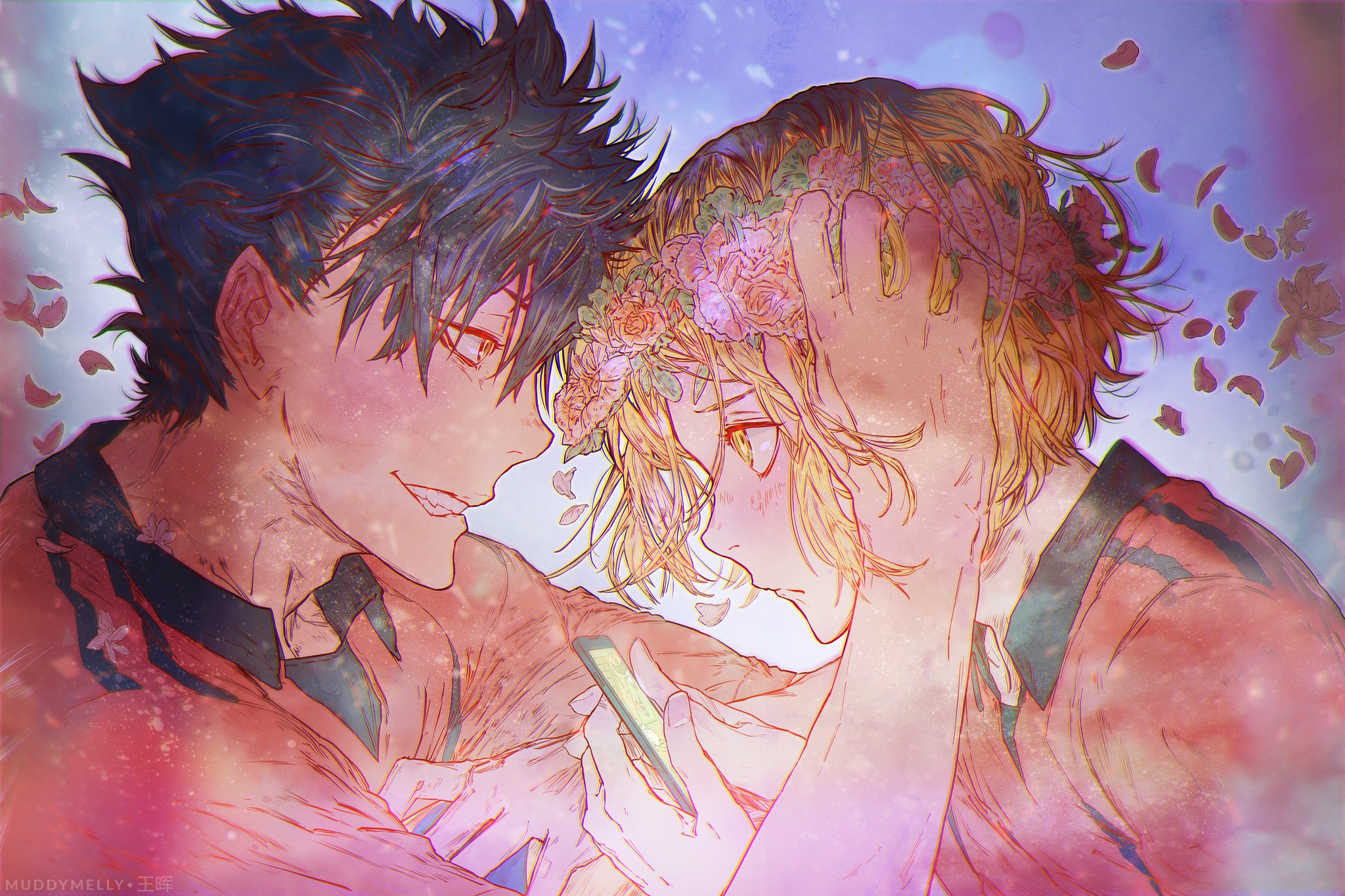 Tetsurō Kuroo and Kenma Kozume from Haikyu!! HD Wallpaper